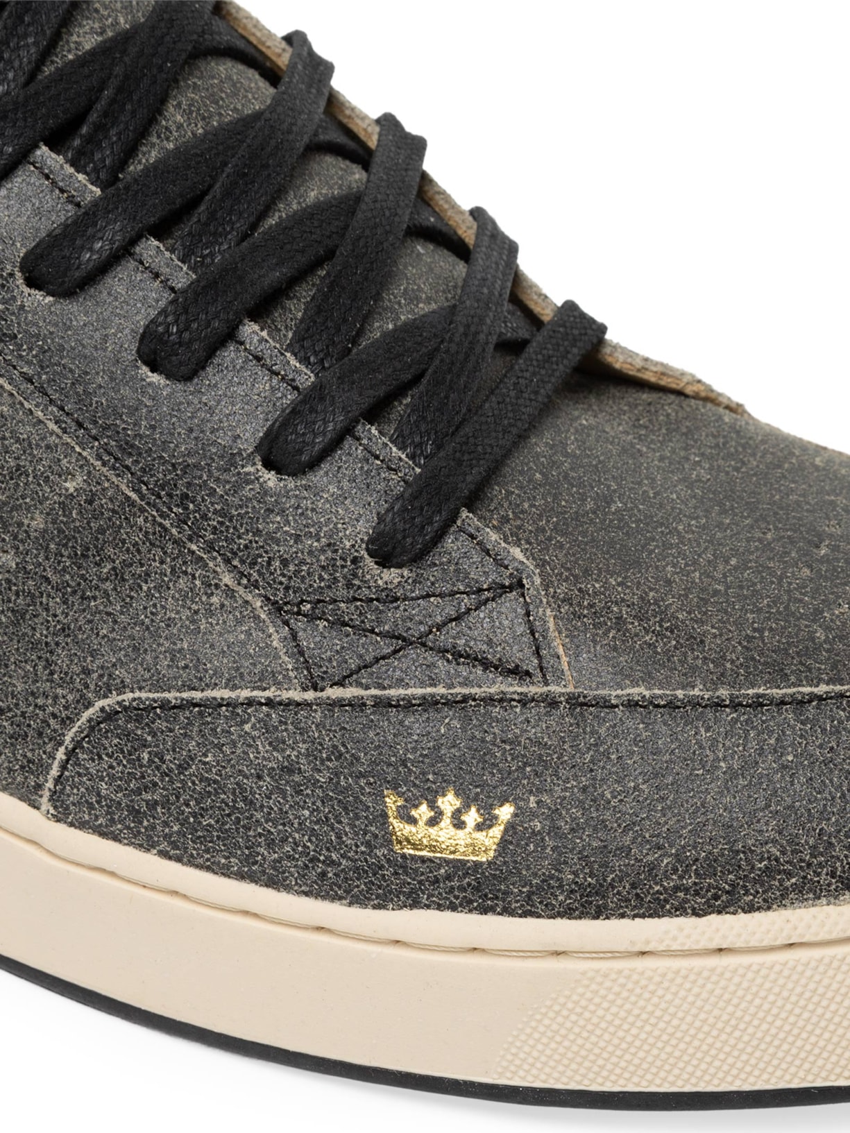Tênis Masculino Soho Couro Gasto Preto Osklen