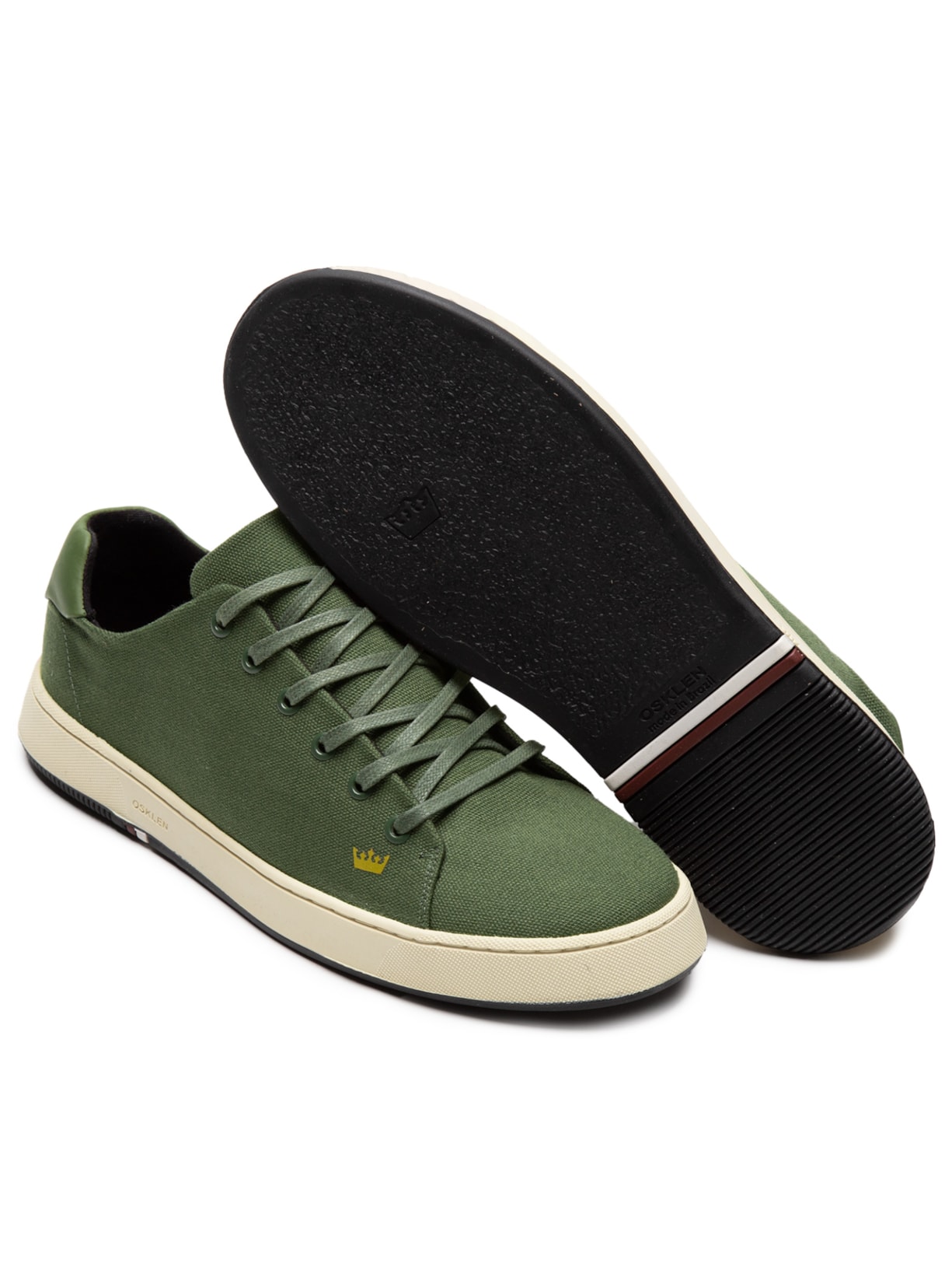 Tênis Masculino Soho Cross Lona Lisa Verde Osklen