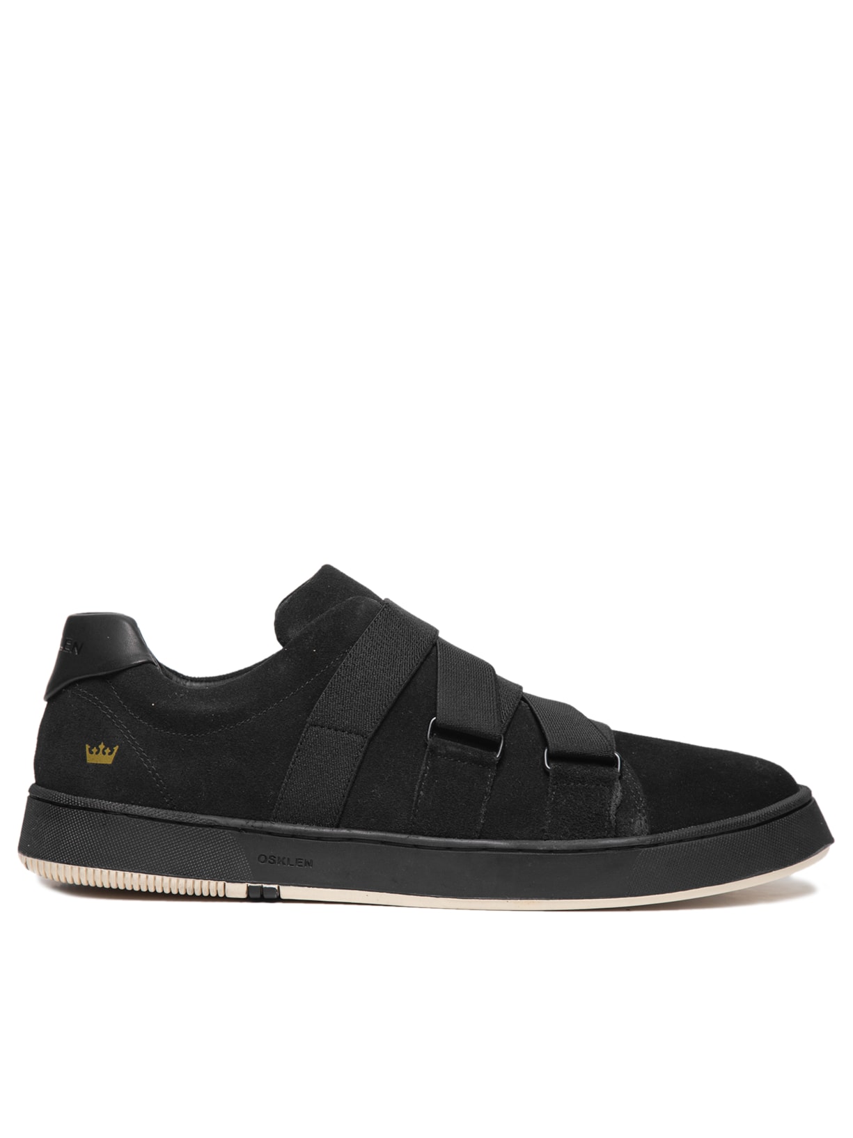 Tênis Masculino Soho Elástico Camurça Black Sole - Preto