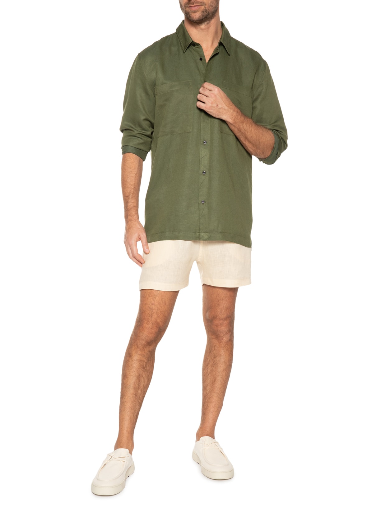 Tênis Masculino Soho Joatinga Lona Bege Osklen