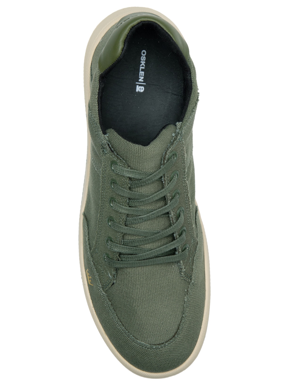 Osklen Tênis Masculino Soho Lona Lisa Verde - Main Image