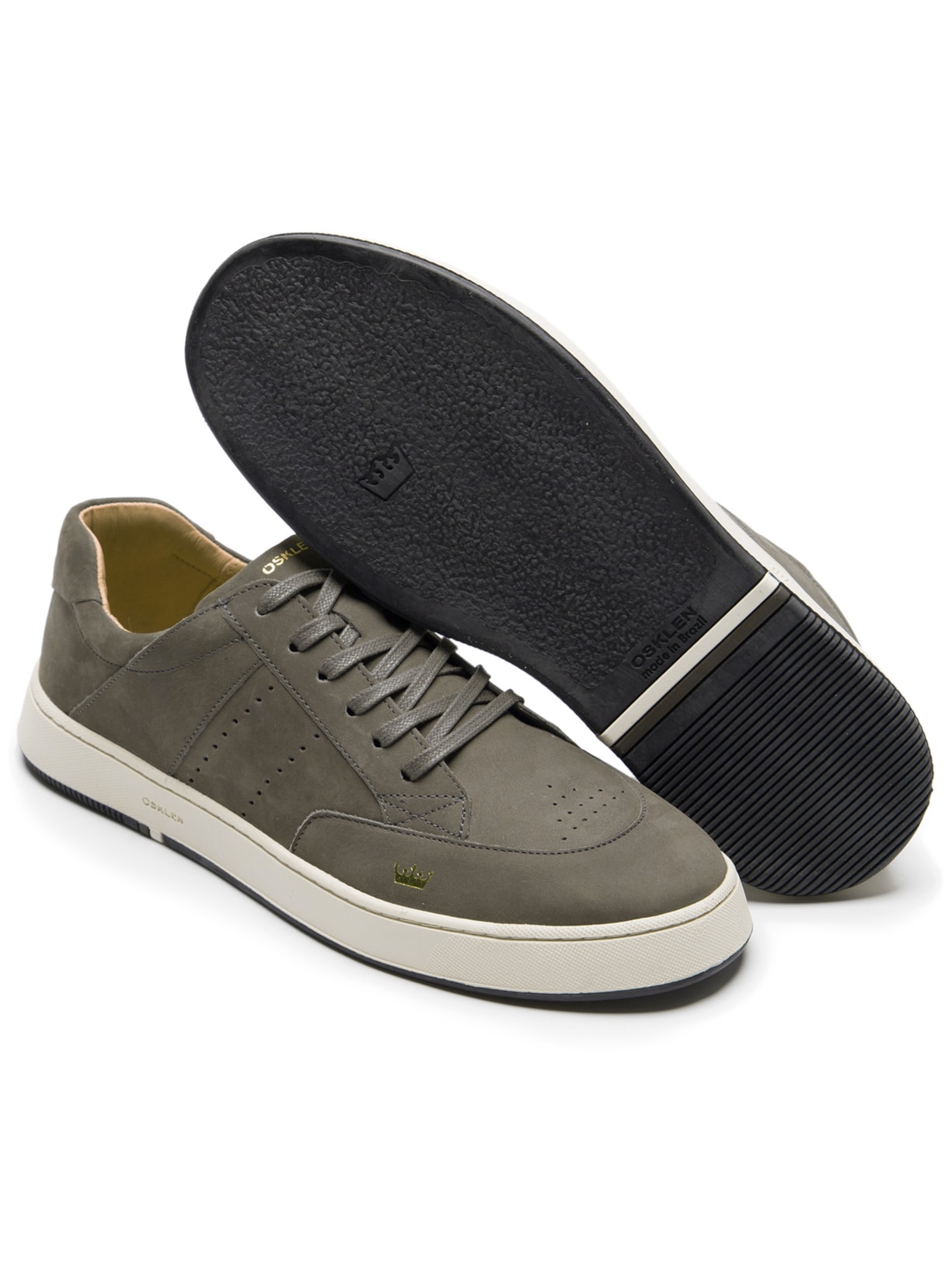 Tênis Masculino Soho Nobuck Cinza Osklen