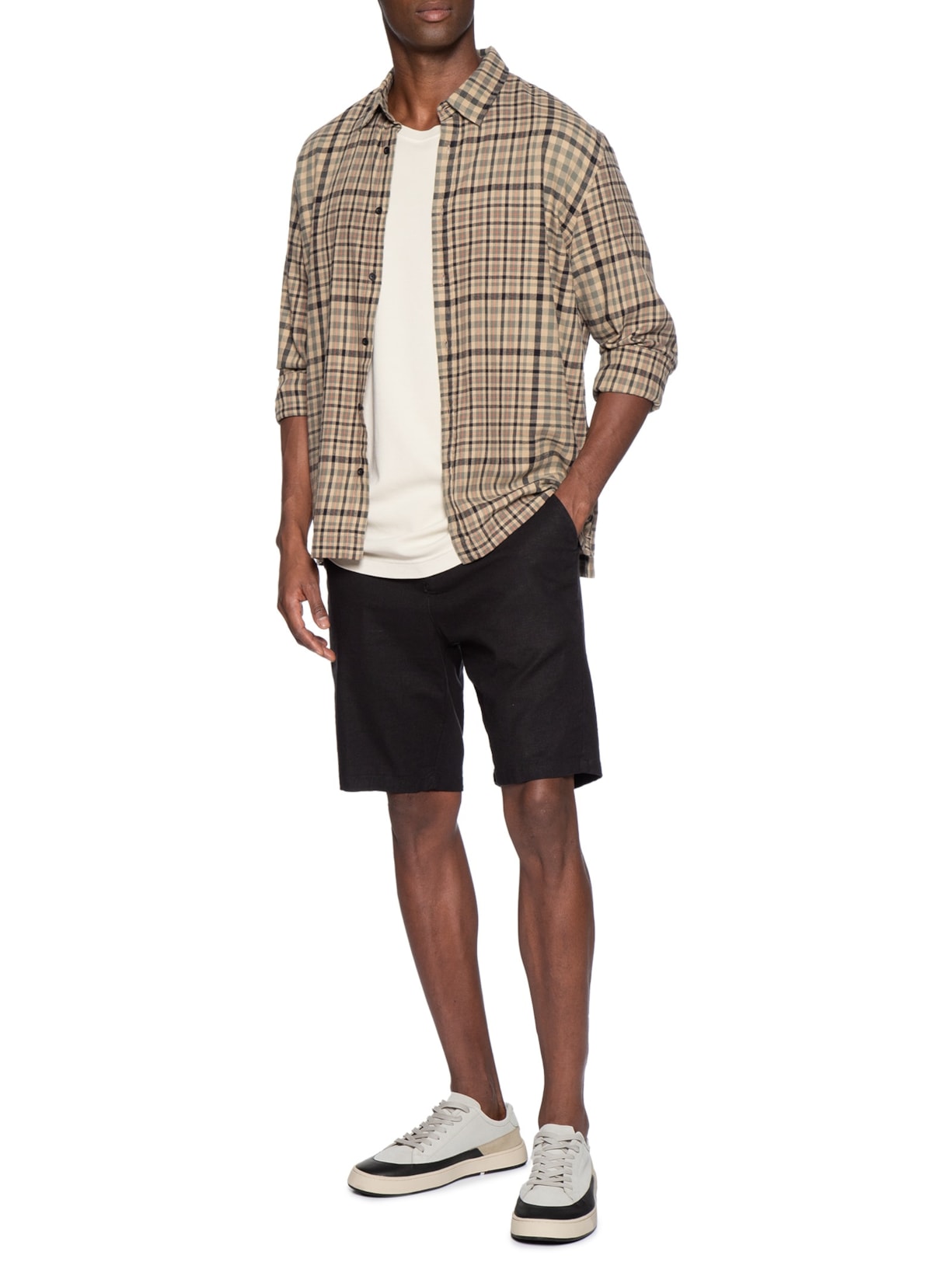 Tênis Masculino Soho Pieces Bege Osklen