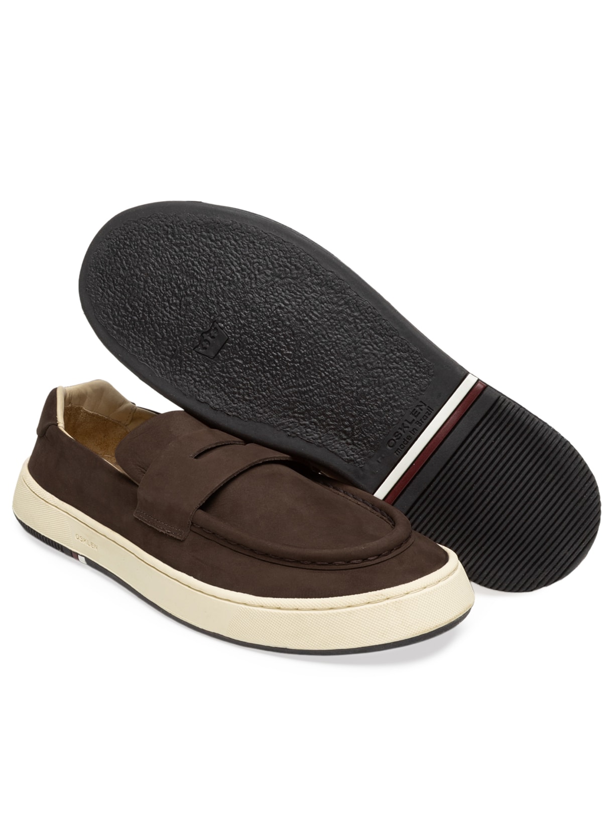 Tênis Masculino Soho Slip On Marrom Osklen