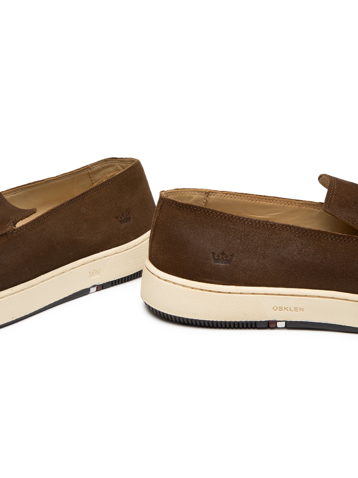 Tênis Masculino Soho Soft Moc Camurça Estonada Marrom Osklen