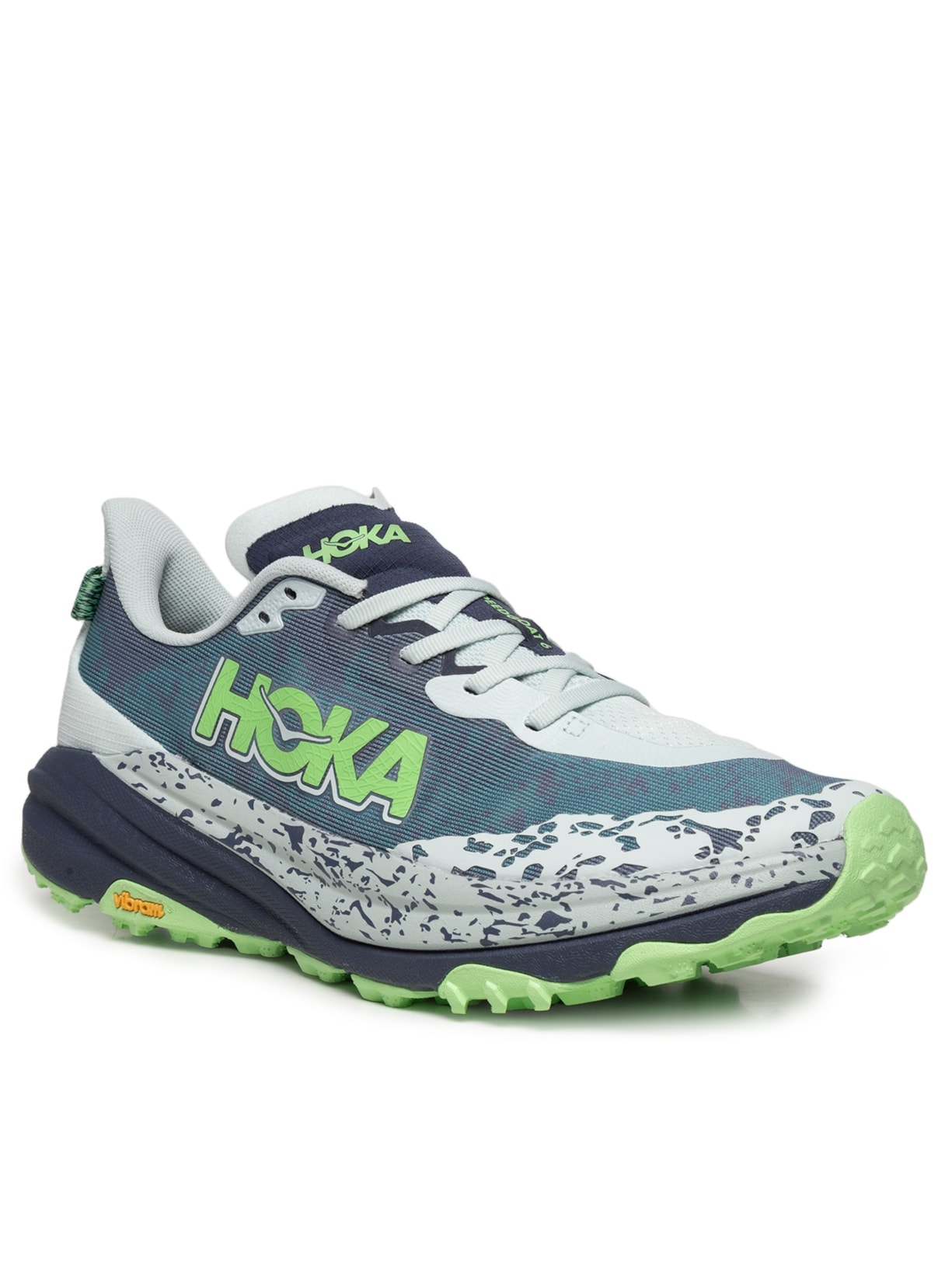 Tênis Masculino Speedgoat 6 Cinza Hoka
