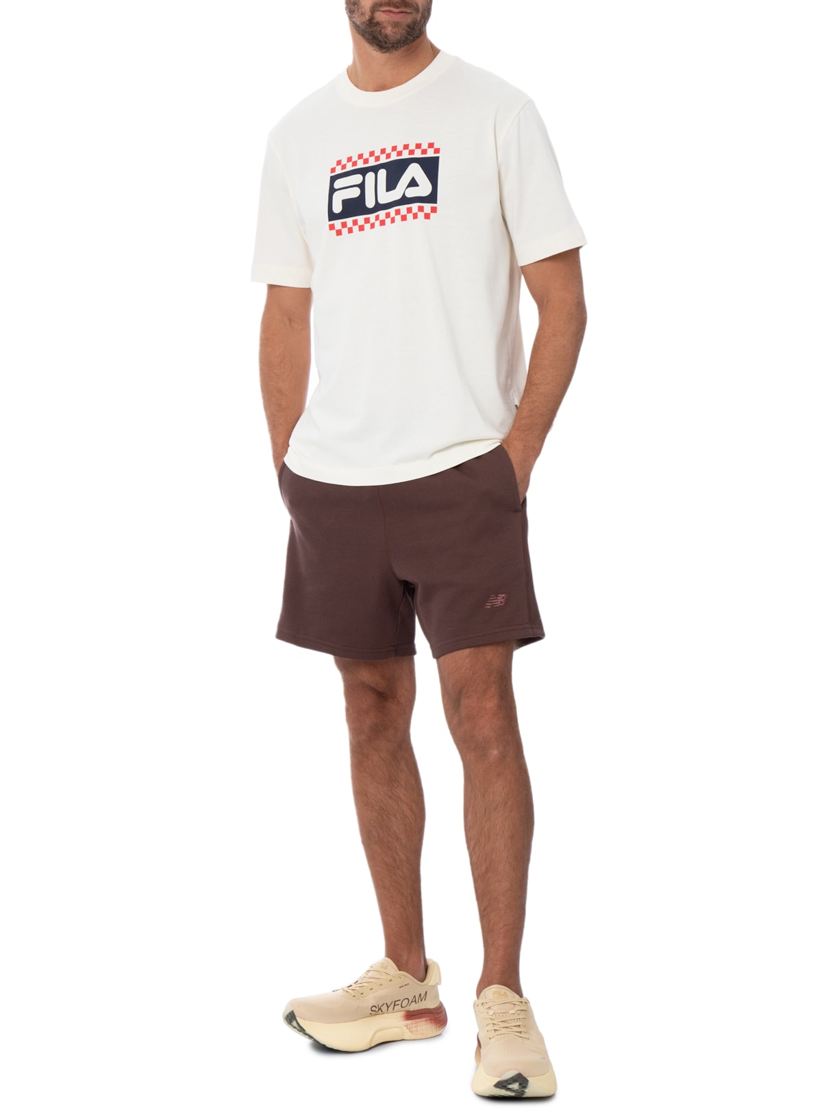 Tênis Masculino Speedrocker Skyfoam – Bege Fila