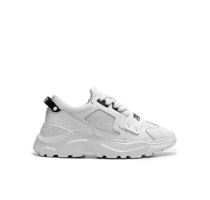 Tênis Masculino Speedtrack SC4 Com Aplique - Branco