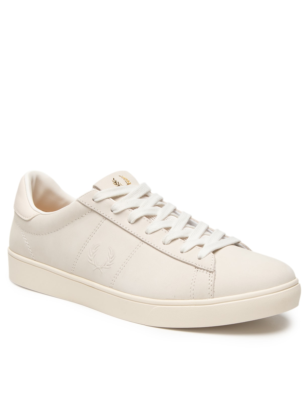 Tênis Masculino Spencer Nubuck Branco Fred Perry