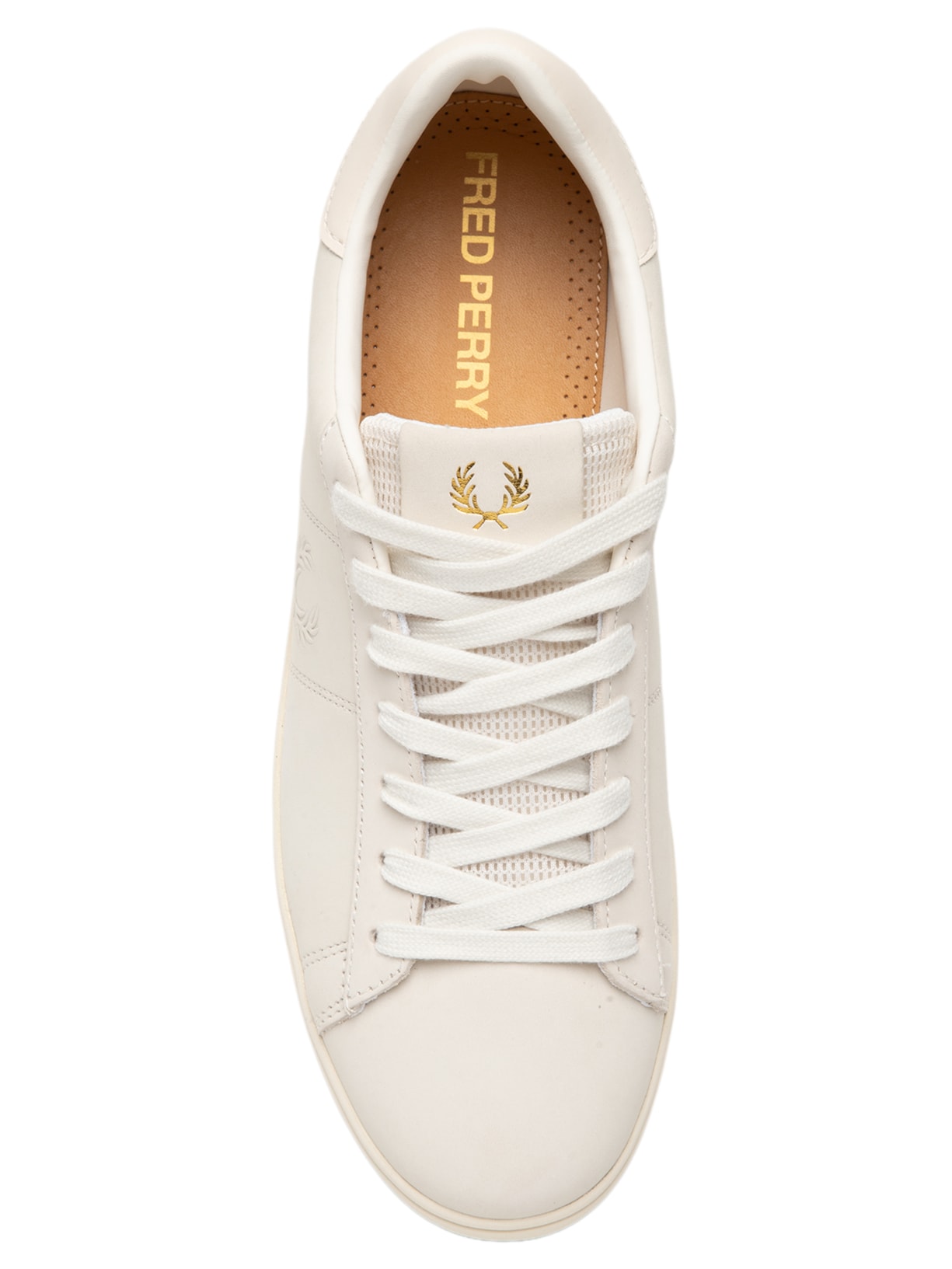 Tênis Masculino Spencer Nubuck Branco Fred Perry