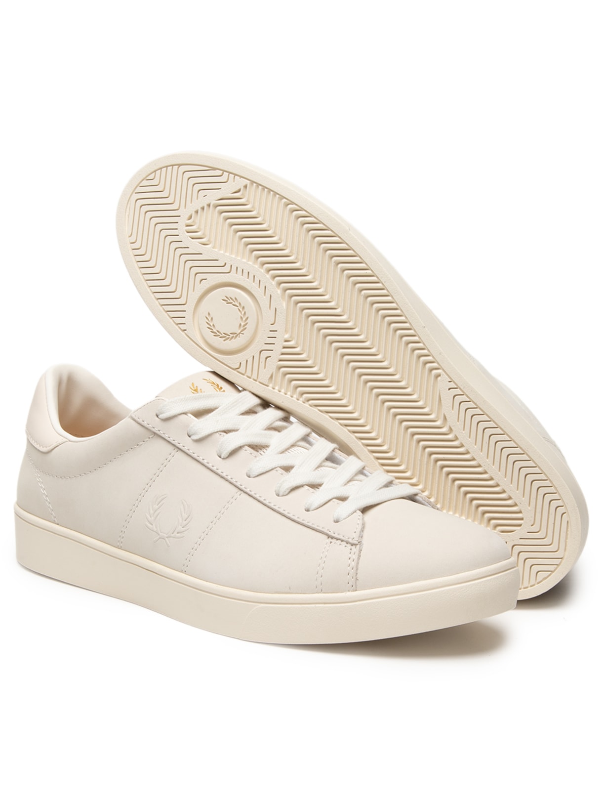 Tênis Masculino Spencer Nubuck Branco Fred Perry