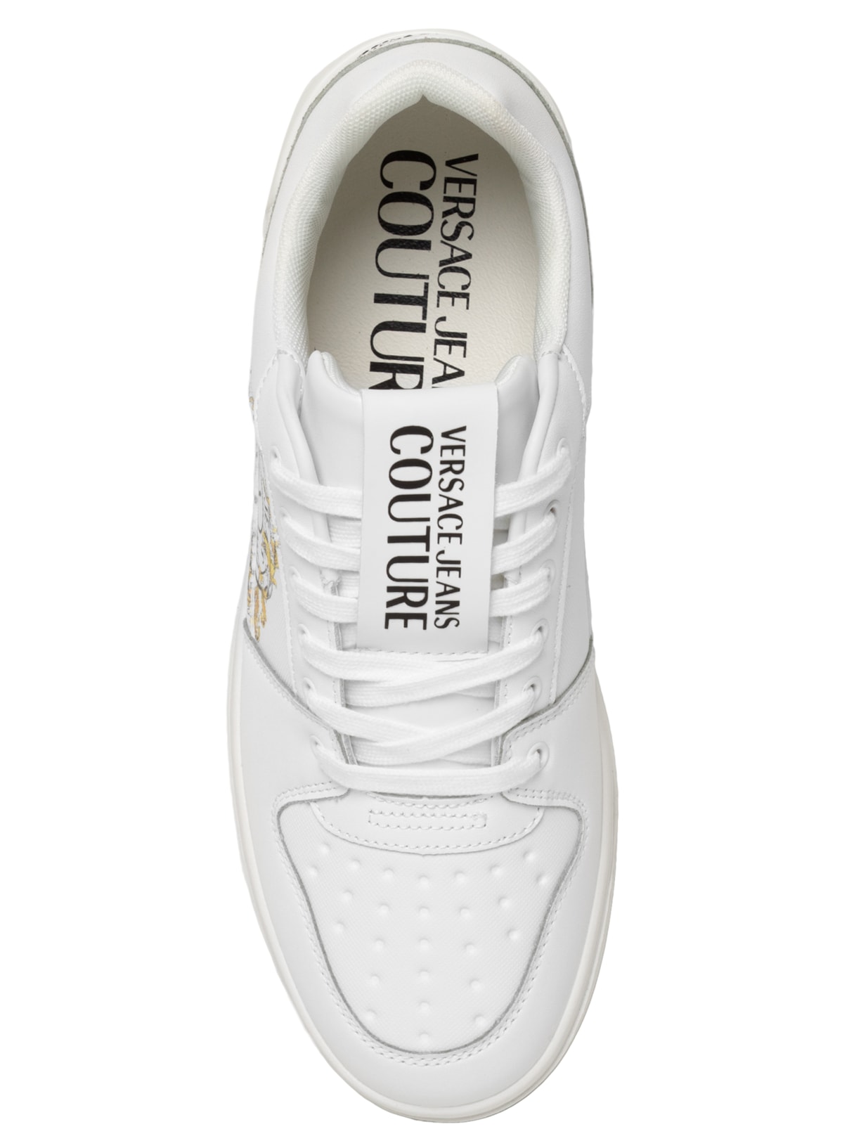 Tênis Masculino Starlight SJ1 Logo Lateral Branco Versace Jeans Couture