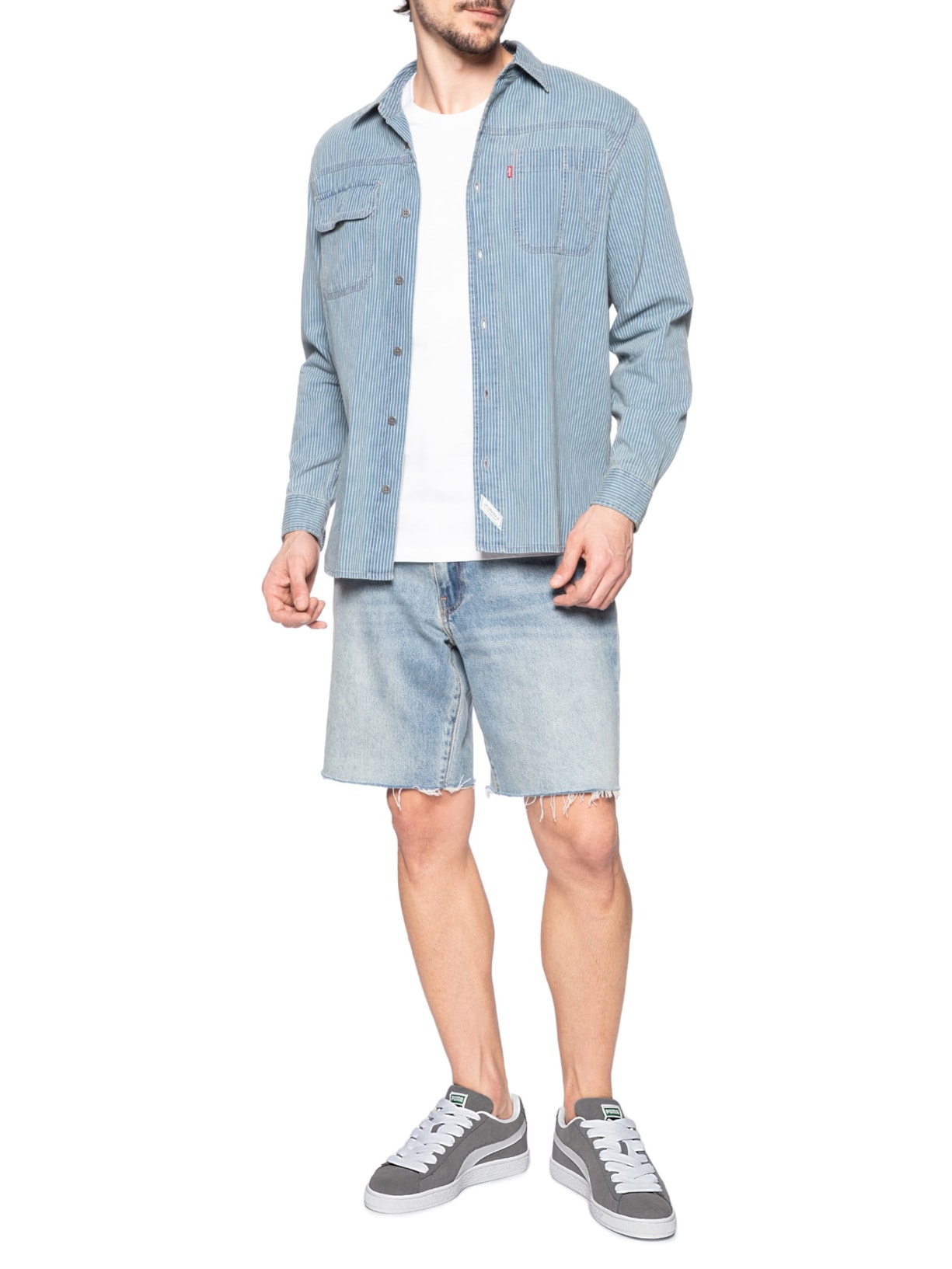 Tênis Masculino Suede Classic Cinza Puma