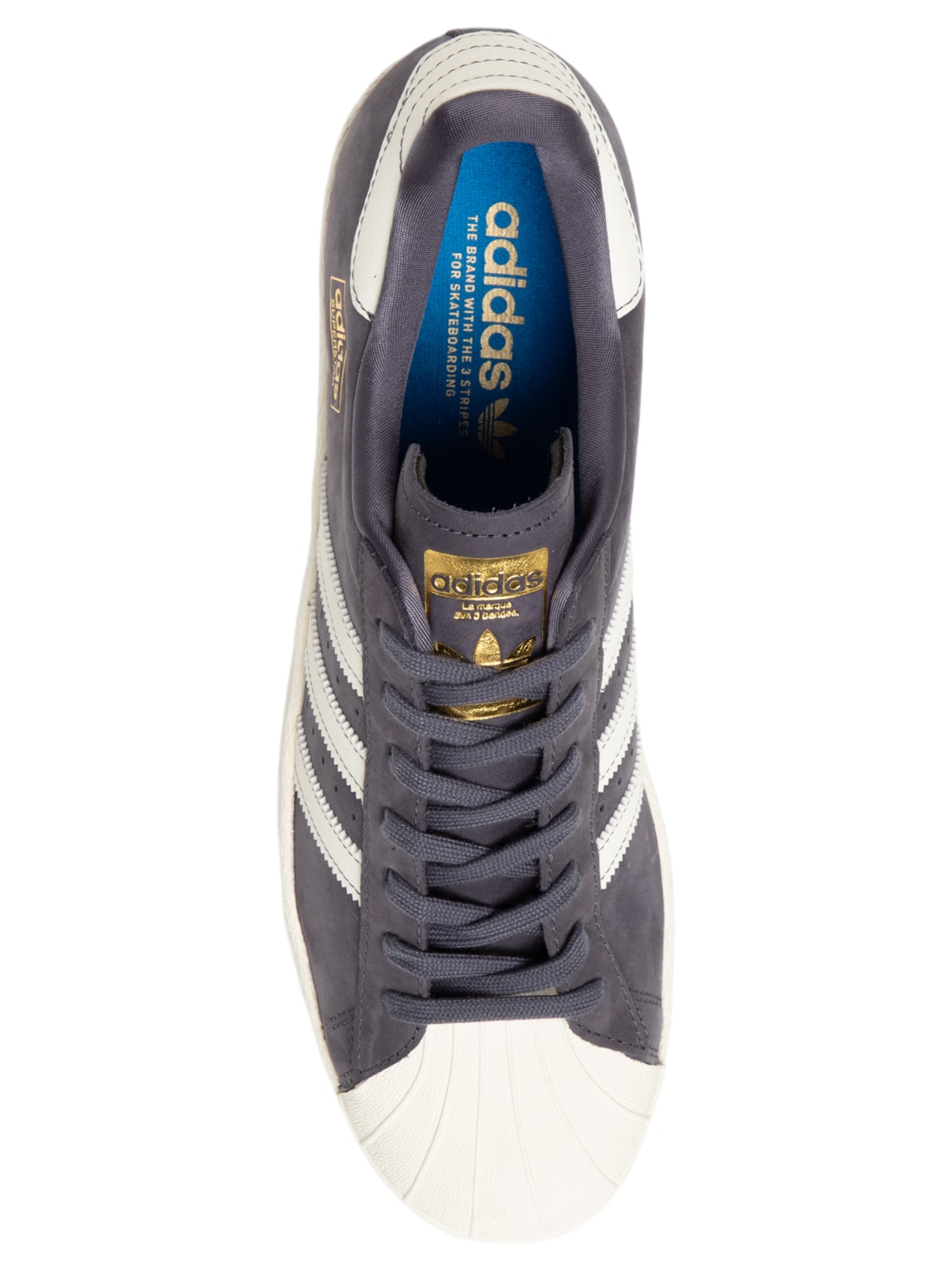 Tênis Masculino Superstar 80 Adv Cinza Adidas Originals