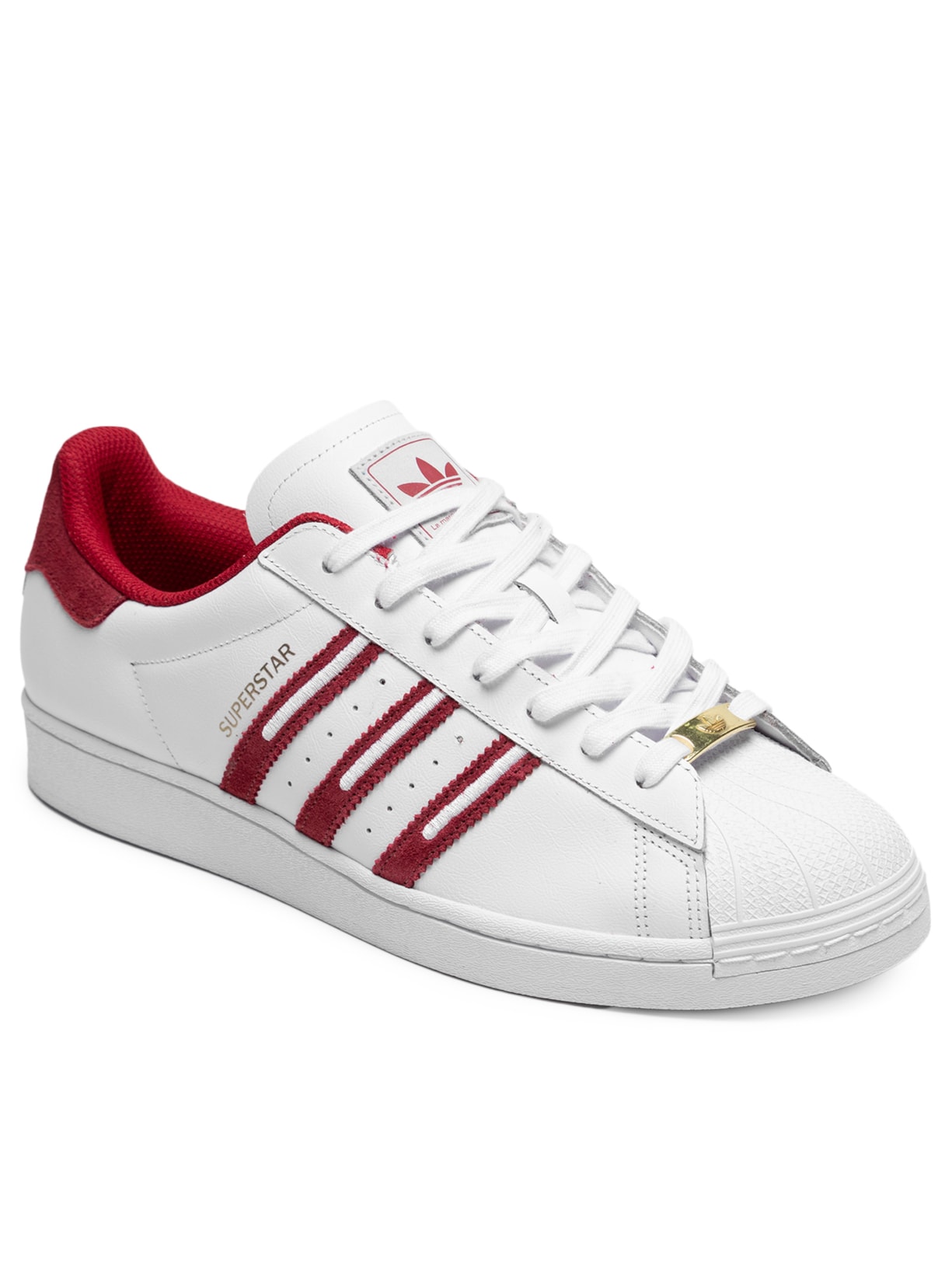 Adidas Star Tênis Couro Adidas Superstar Foundation Masculino