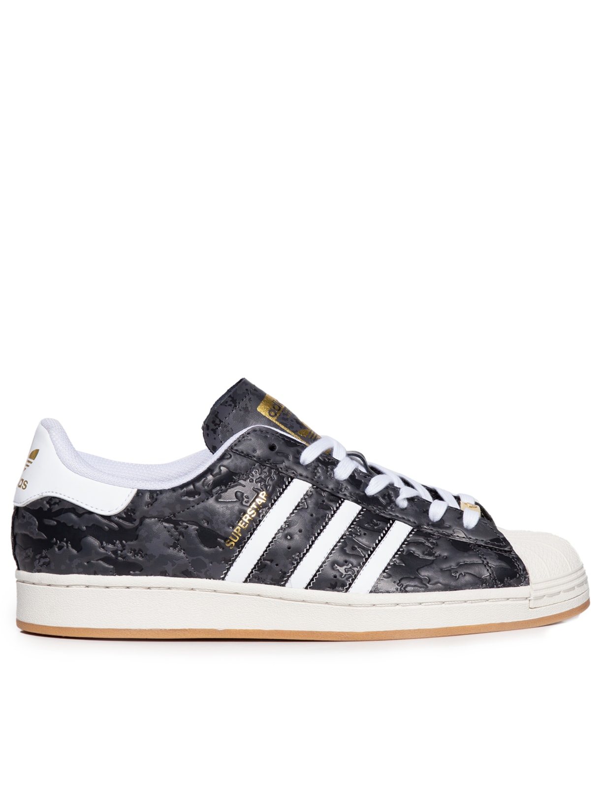 Tênis Masculino Superstar Camo - Preto