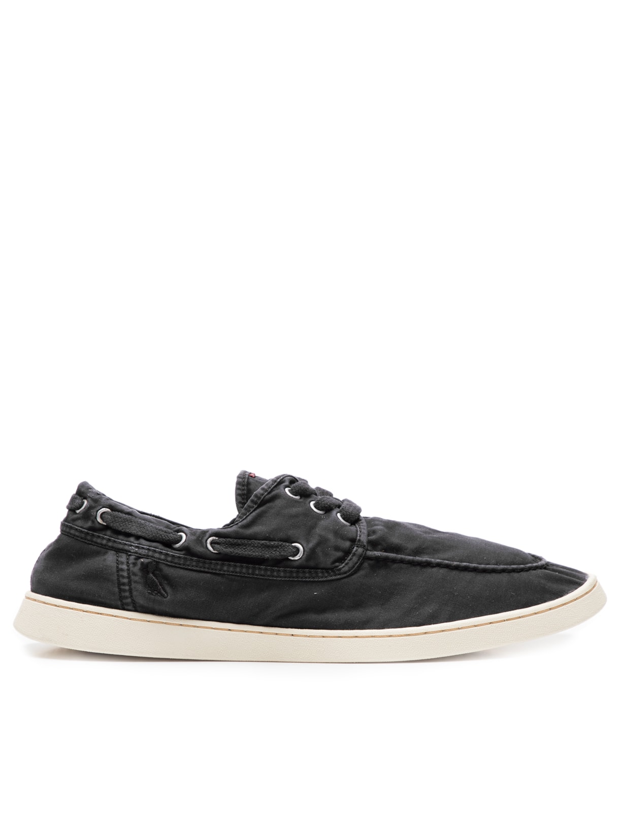 Tênis Masculino Tênis Top sider Canvas - Preto
