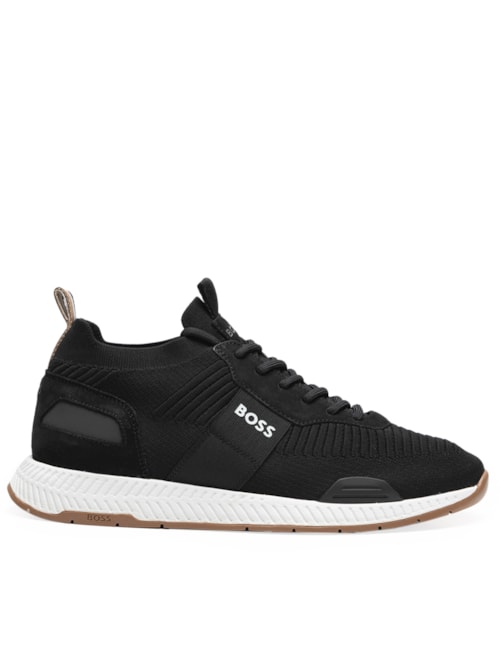 Tênis Masculino Titanium Runn Knst - Preto