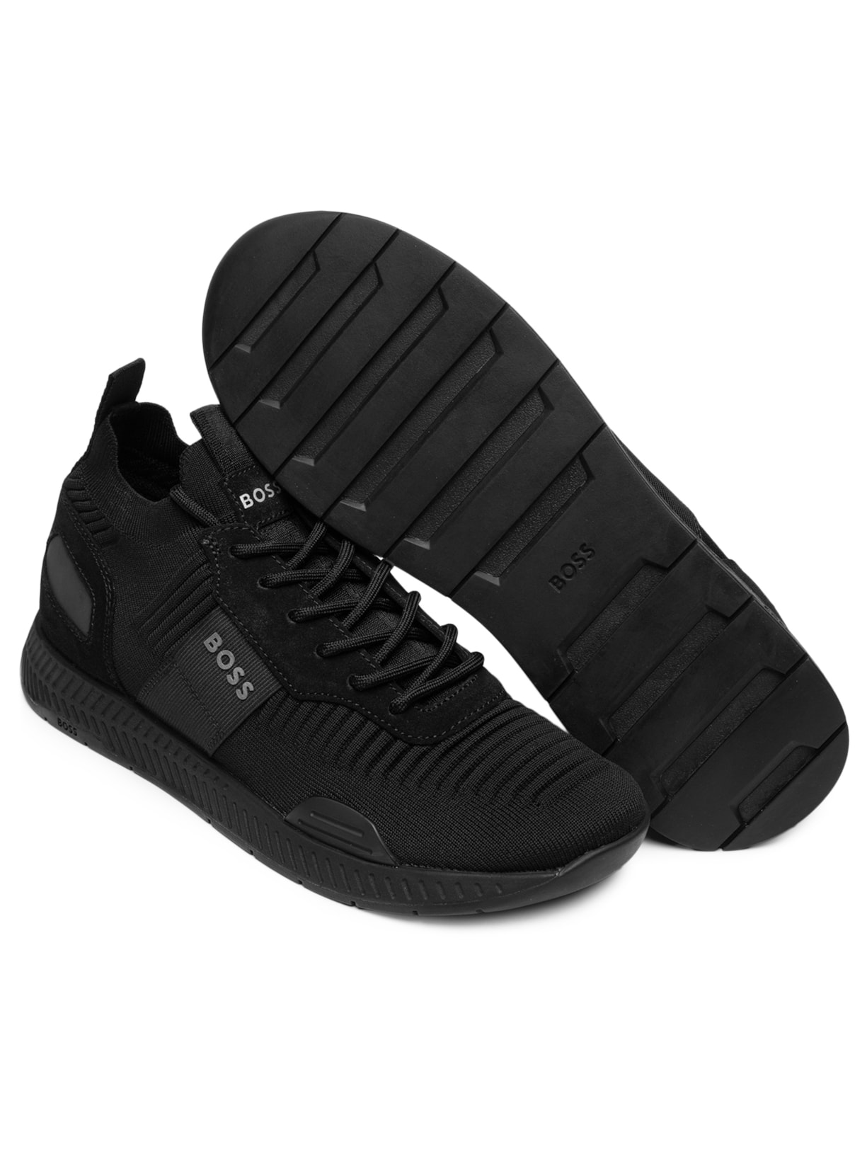Tênis Masculino Titanium Runn Knst Preto Boss