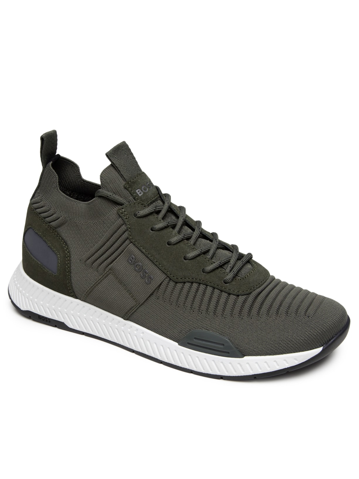 Tênis Masculino Titanium Runn Knst Verde Boss