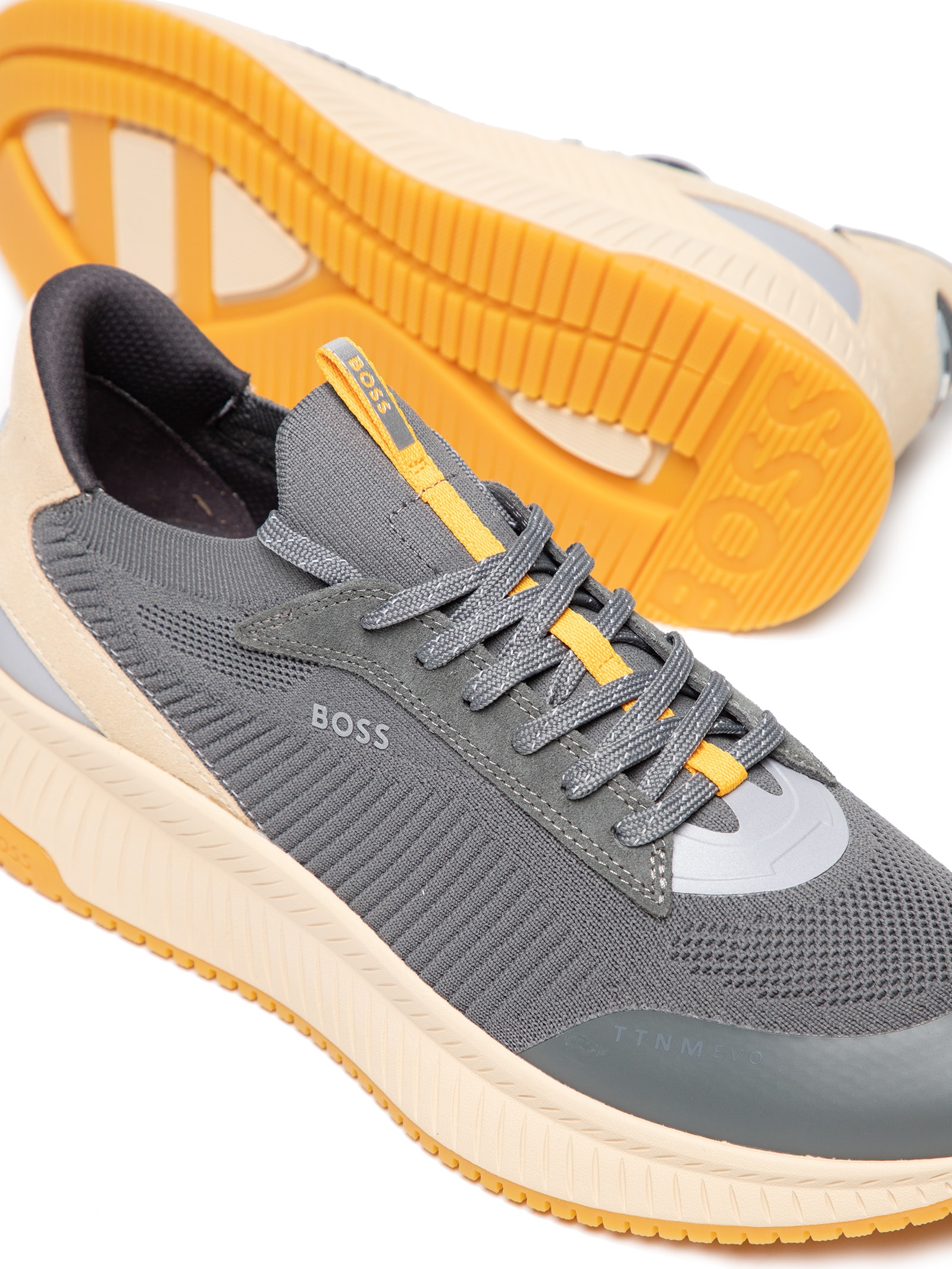 Tênis Masculino Ttnm Evo Slon Knsd - Boss - Cinza