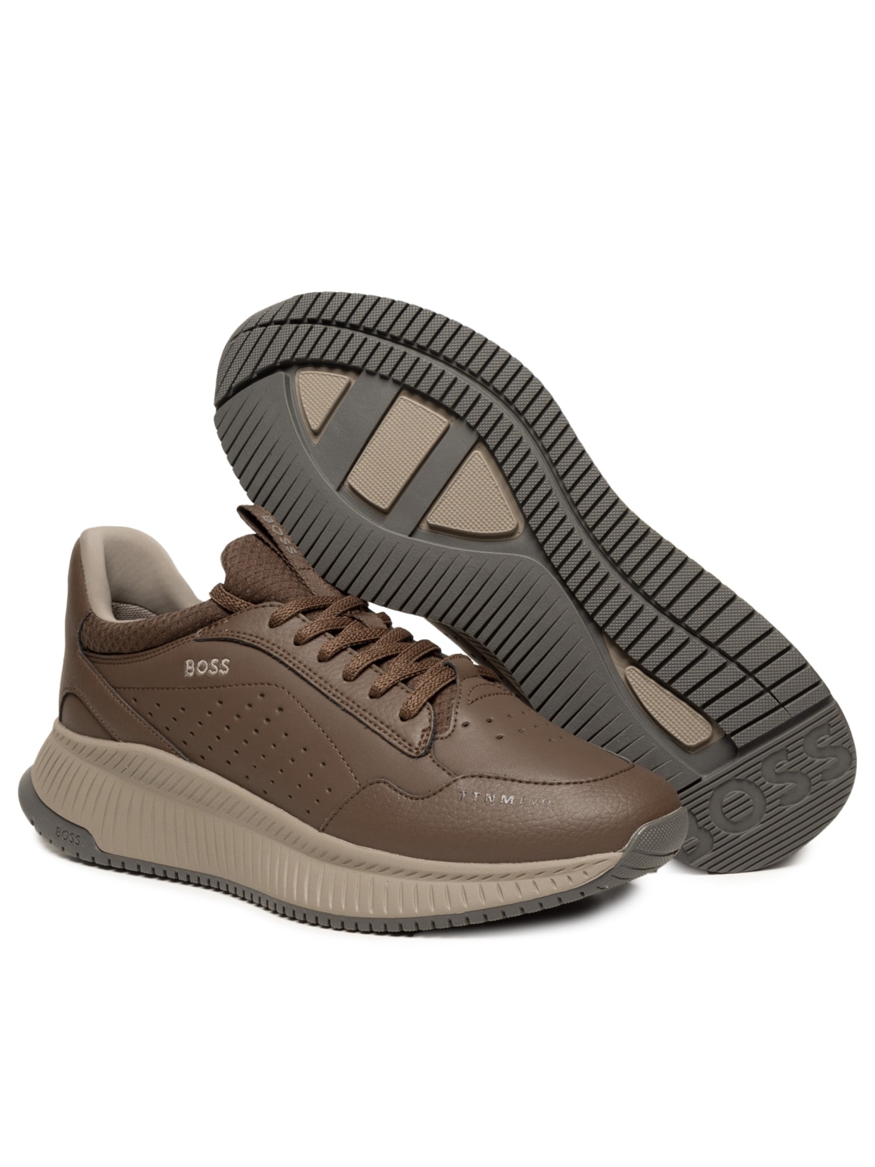 Tênis Masculino Ttnm Evo Slon Ltmxly Marrom Boss