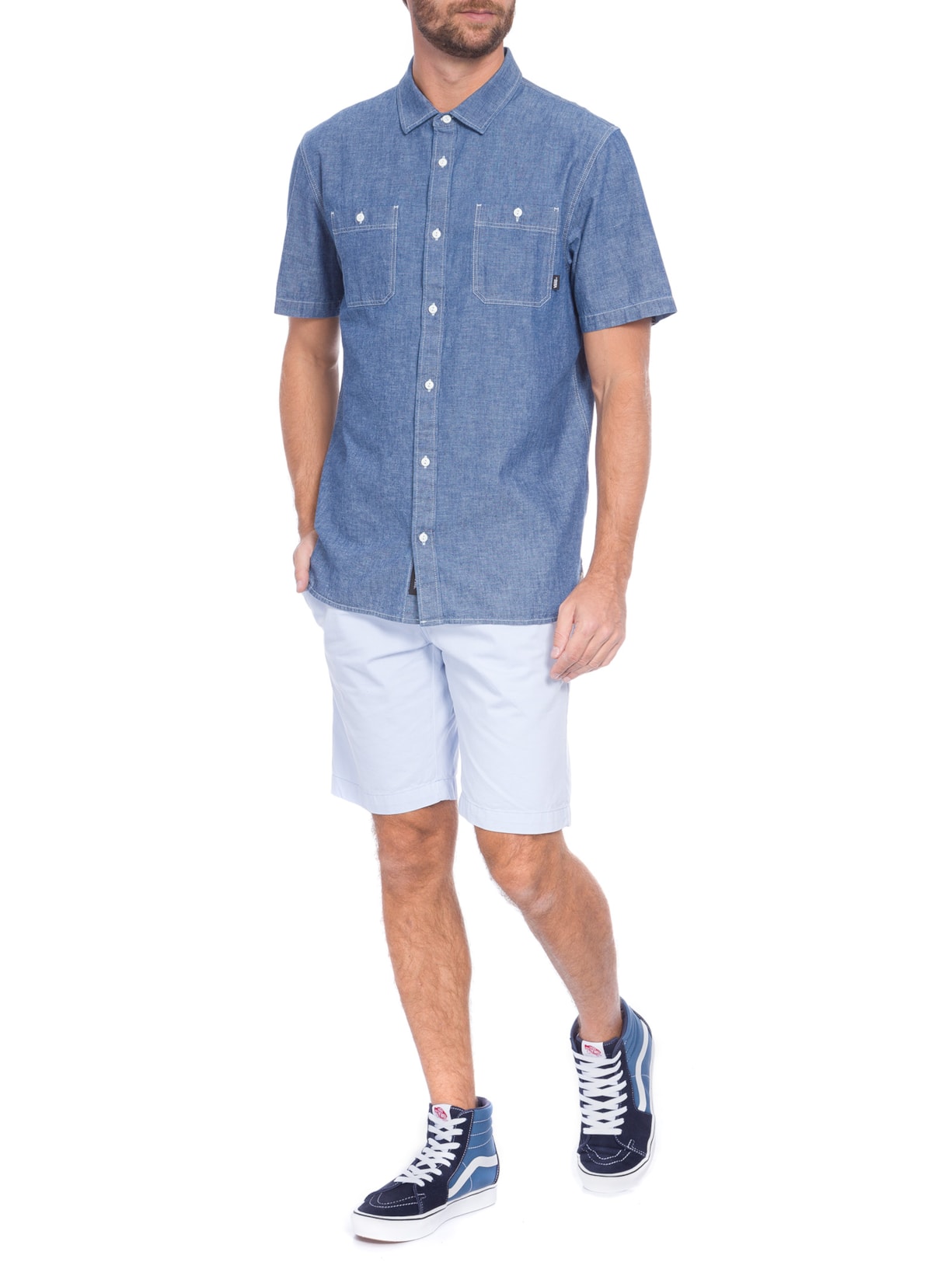 Tênis Masculino Ua Comfycush Sk8-Hi Azul Vans