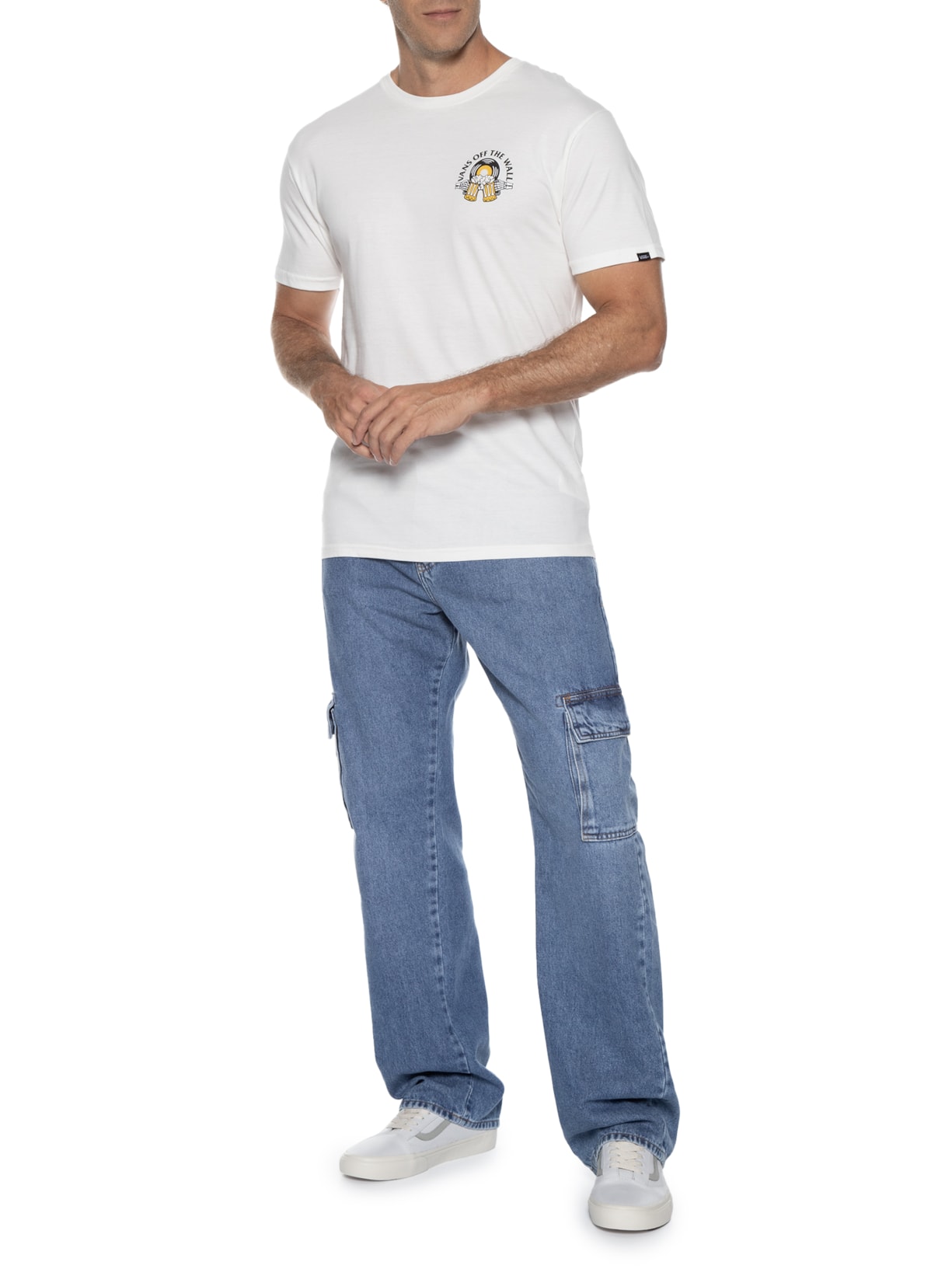 Tênis Masculino Ua Old Skool Branco Vans