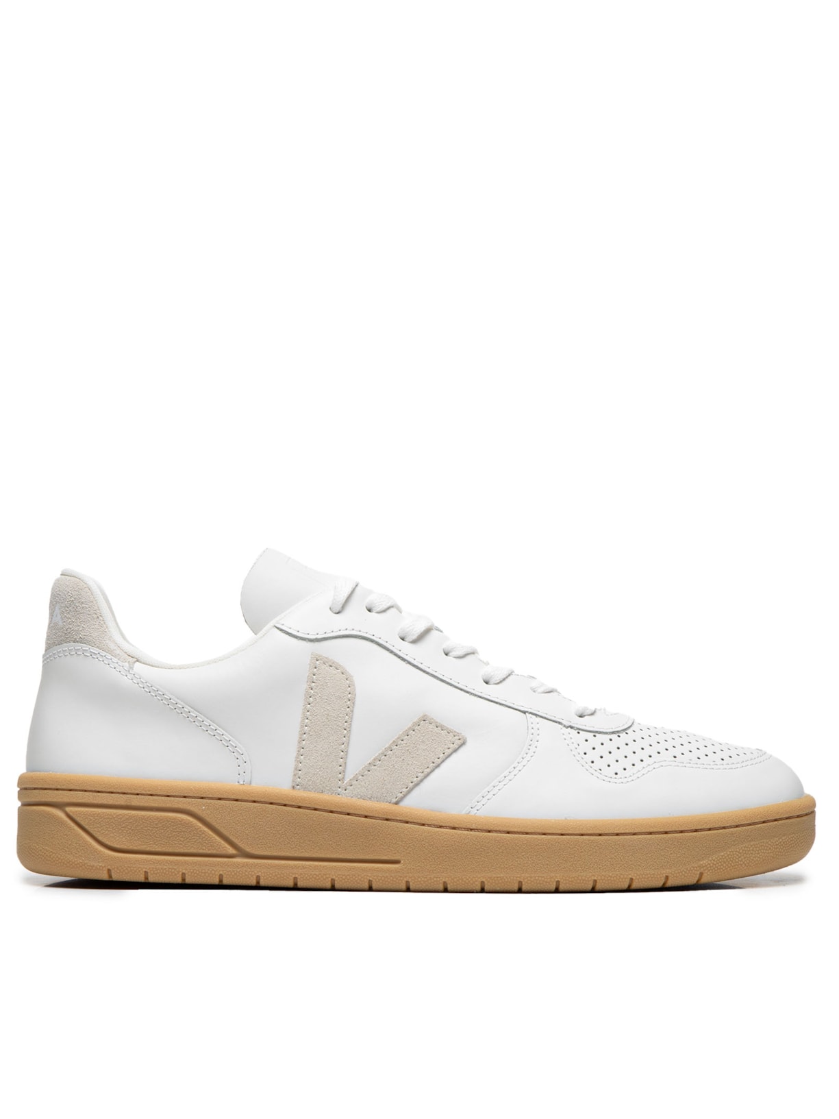 Tênis Masculino V-10 Leather Extra White - Branco