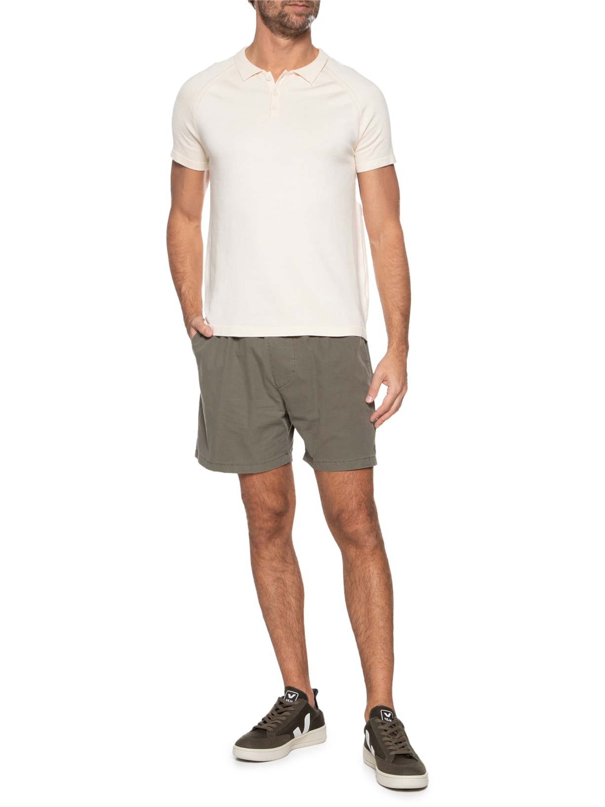 Tênis Masculino V-12 B-Mesh Verde Veja