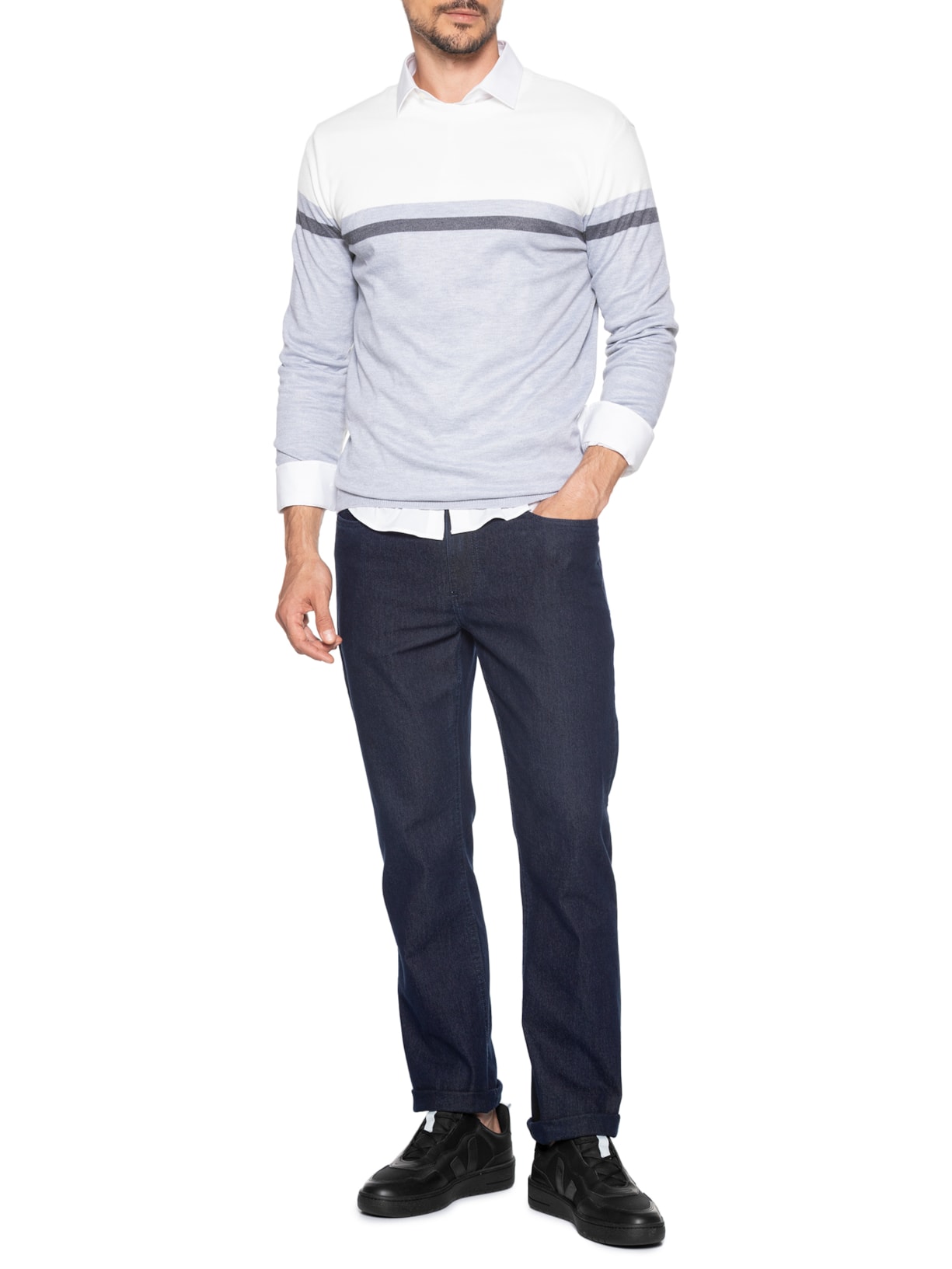 Tênis Masculino V-90 Preto Veja + Cfcl