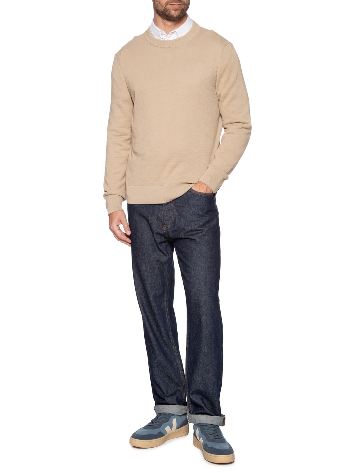 Tênis Masculino V-90 Suede California Pierre Azul Veja