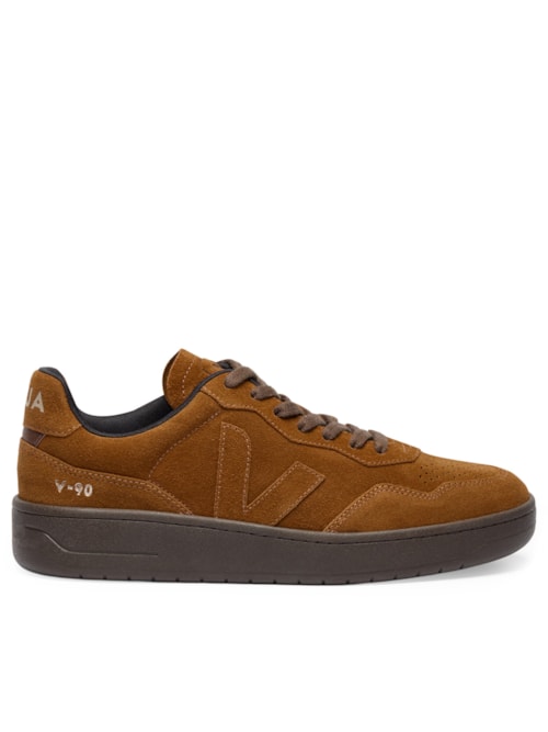 Tênis Masculino V-90 Suede – Marrom