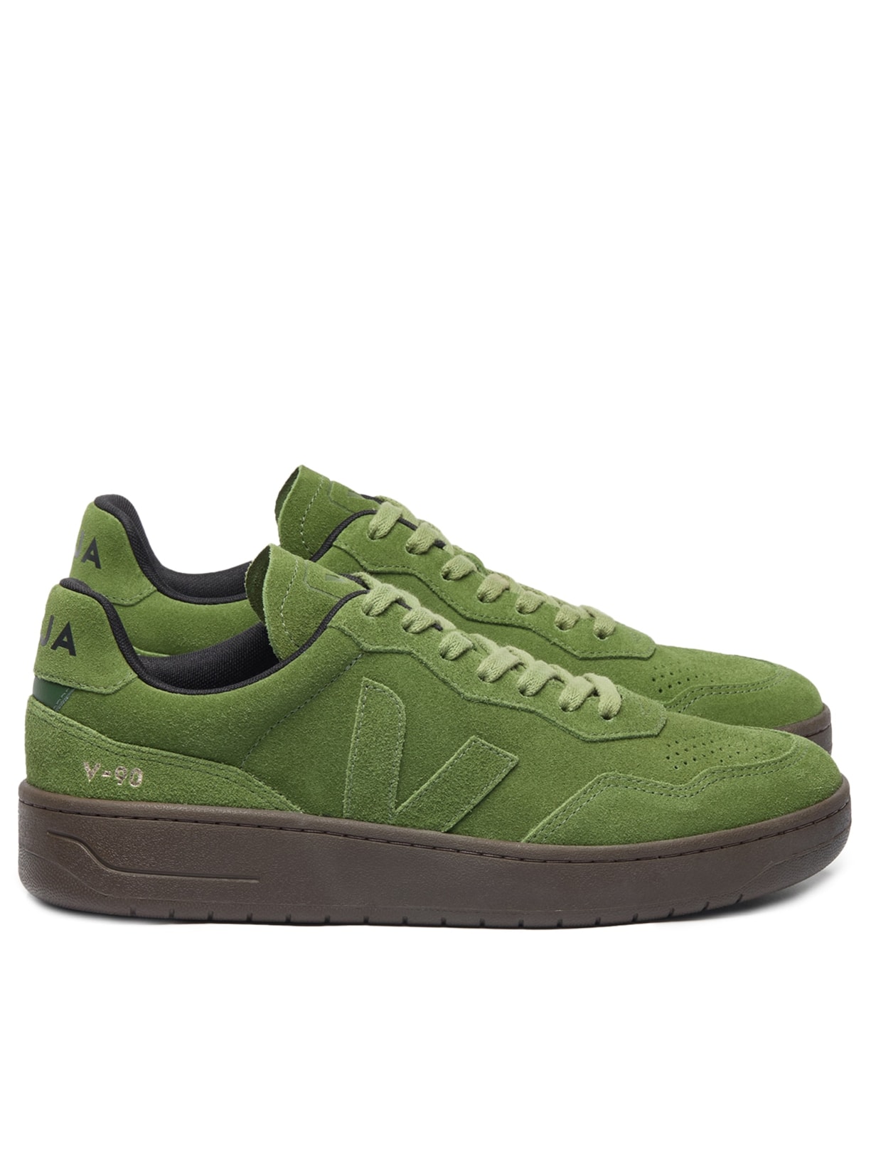 Tênis Masculino V-90 Suede Verde Veja