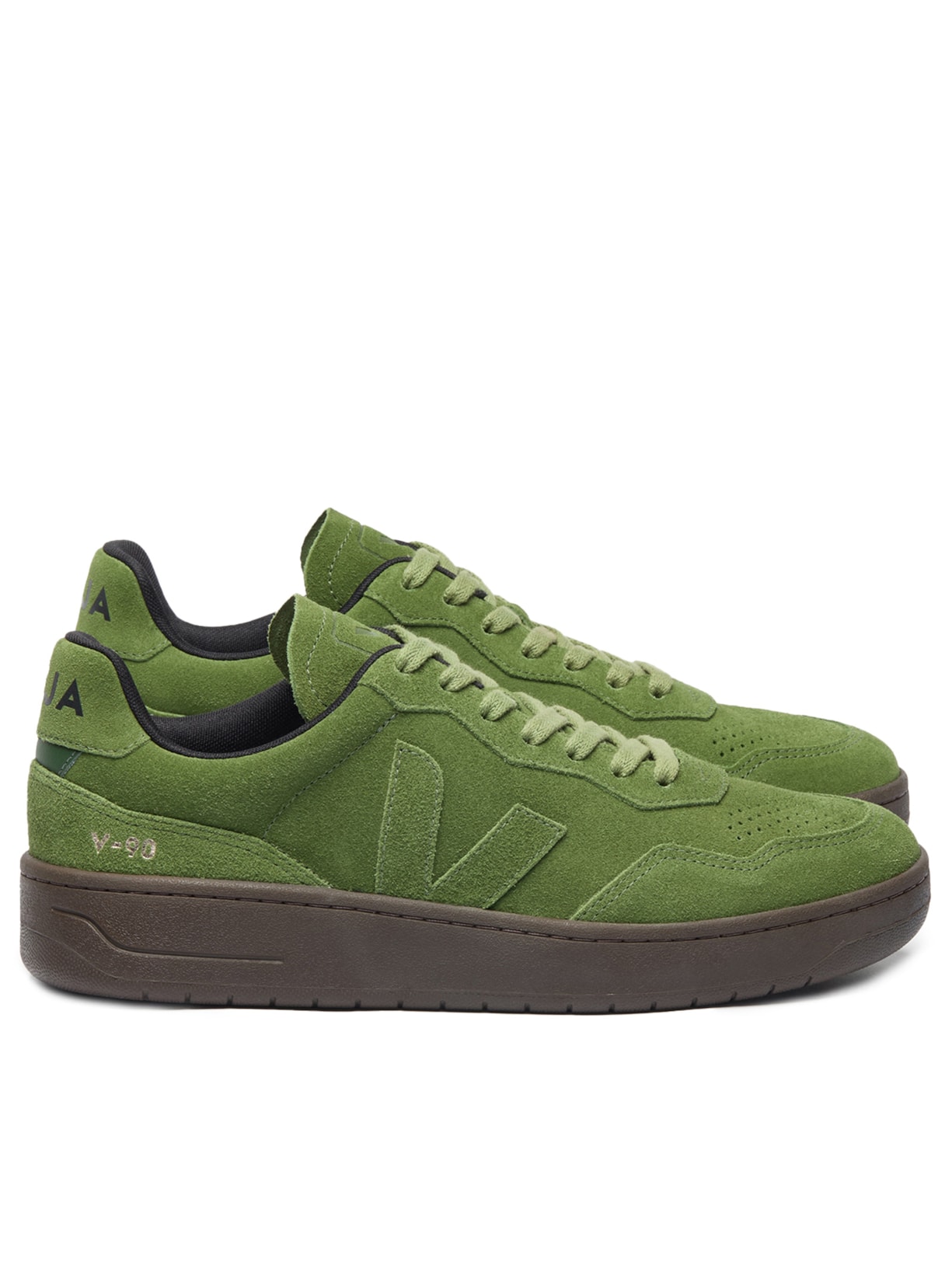 Tênis Masculino V-90 Suede Verde Veja