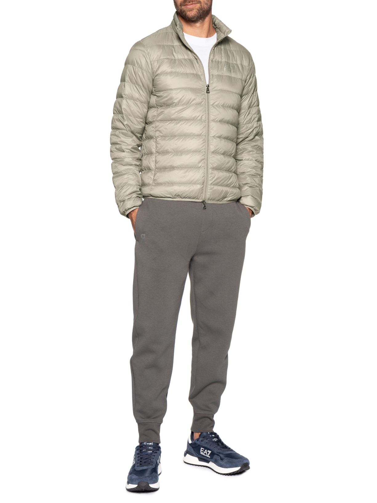 Tênis Masculino Vintage Runner Azul Ea7 Emporio Armani