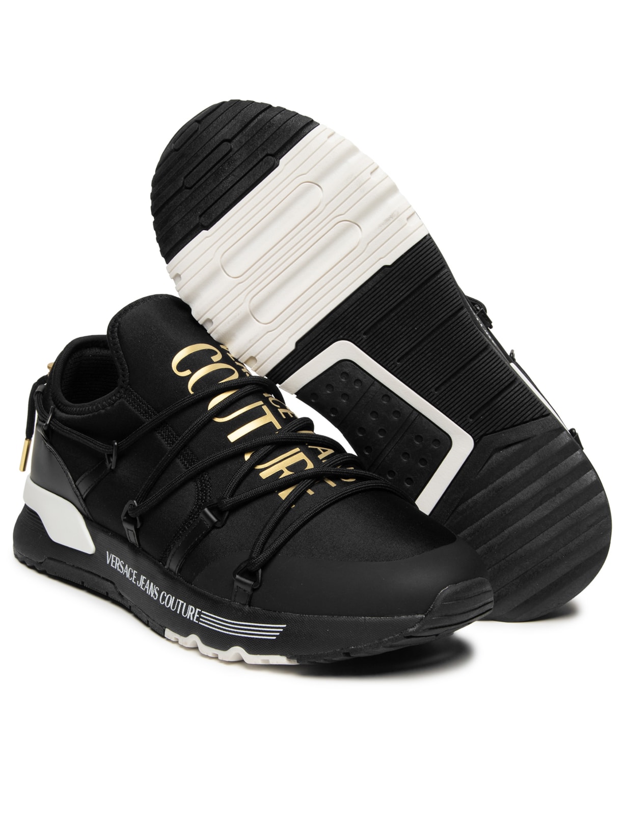 Tênis Masculino Vjc Fondo Dynamic Dis. Sa6 Preto Versace Jeans Couture