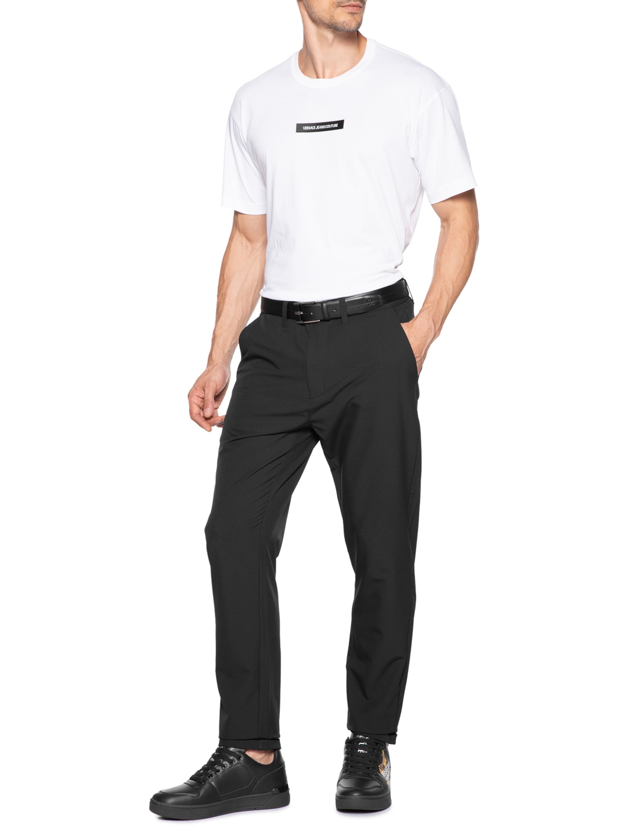 Tênis Masculino Vjc Fondo Starlight Sj5 Preto Versace Jeans Couture