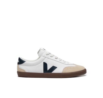 Tênis Masculino Volley O.Y Leath Nautico Bark - Branco 