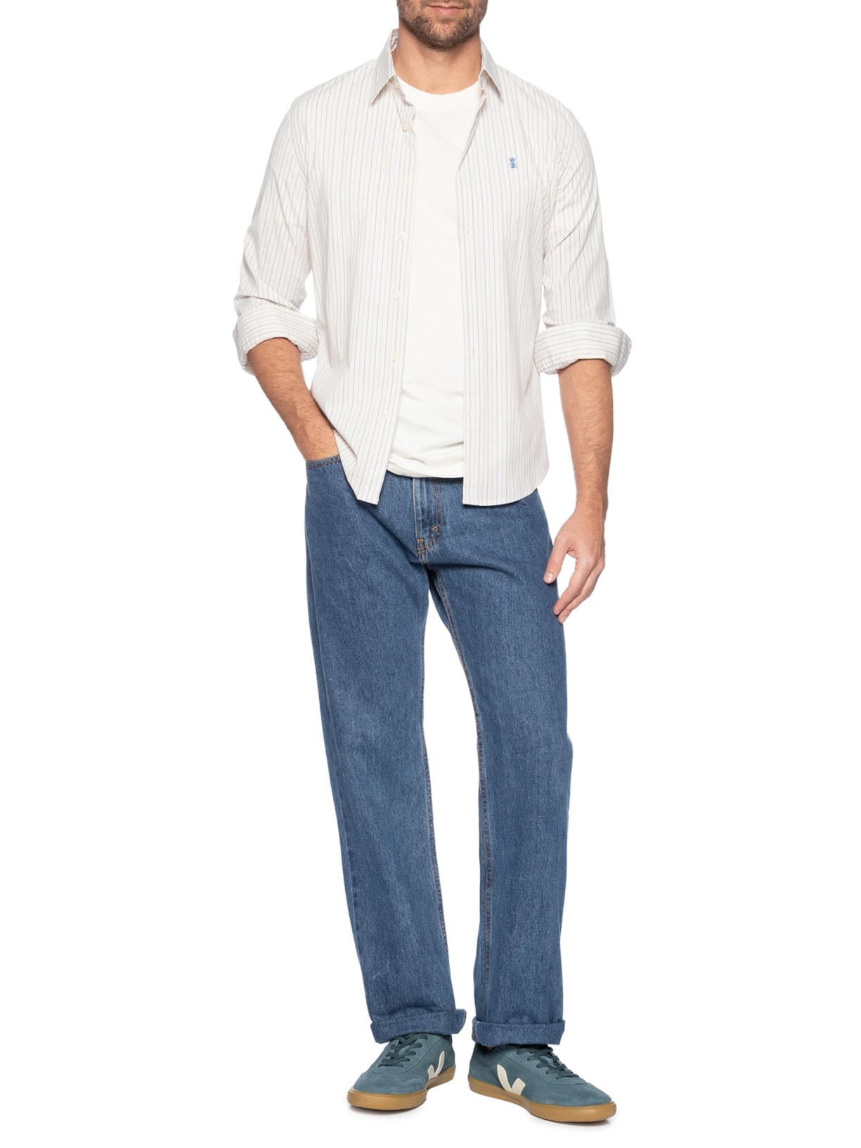 Tênis Masculino Volley Suede Azul Veja