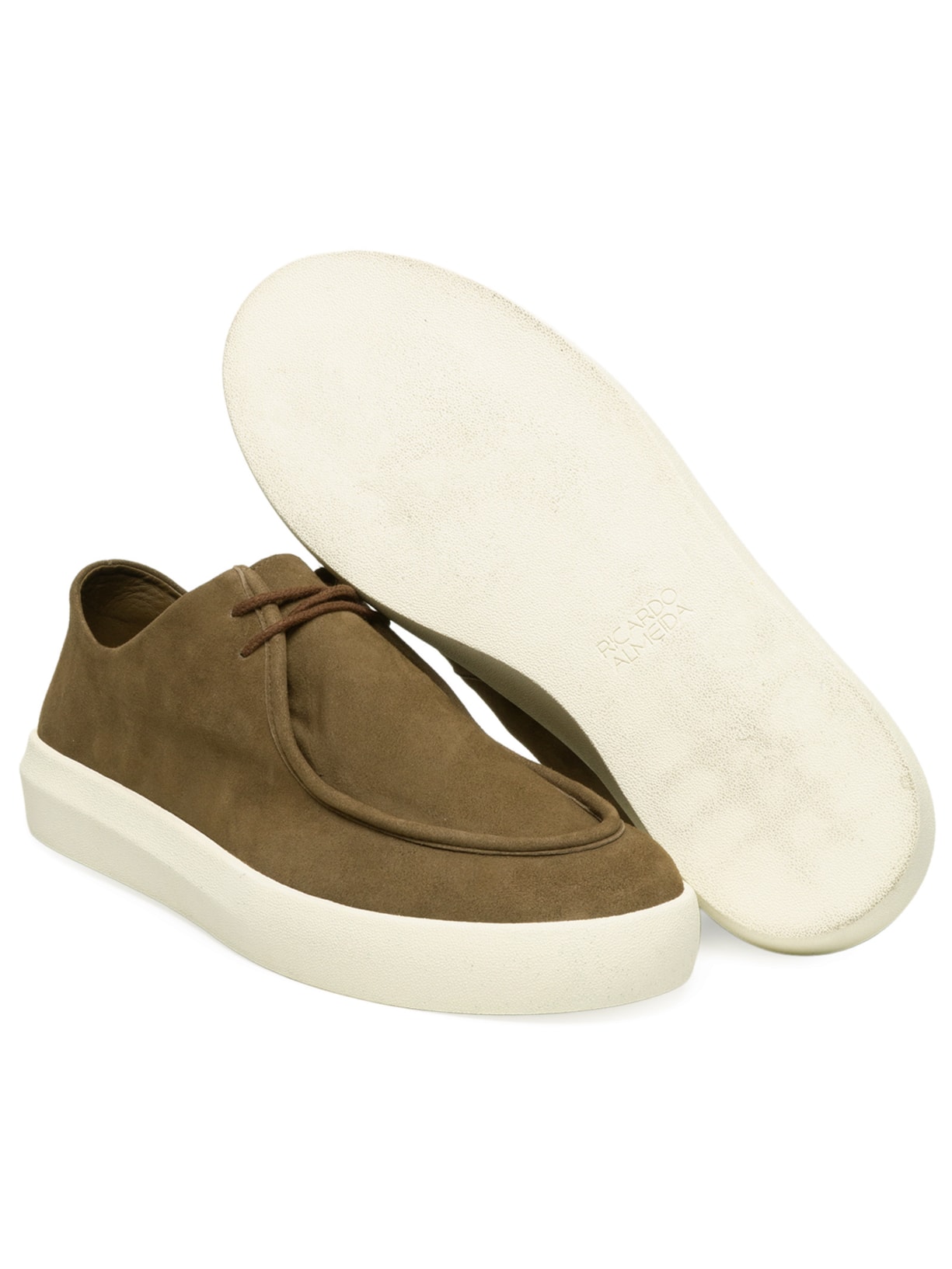 Tênis Masculino Wallabee Camurça Marrom Ricardo Almeida
