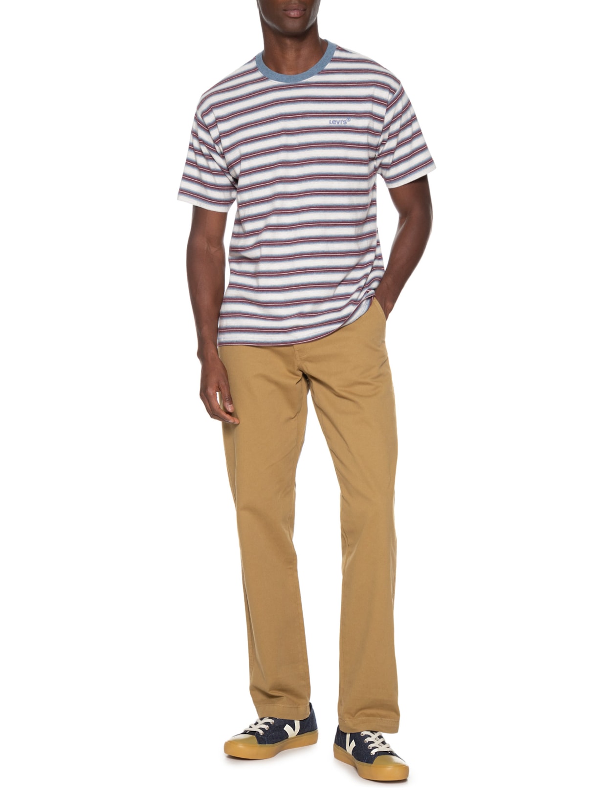 Tênis Masculino Wata II Low Denim Azul Veja