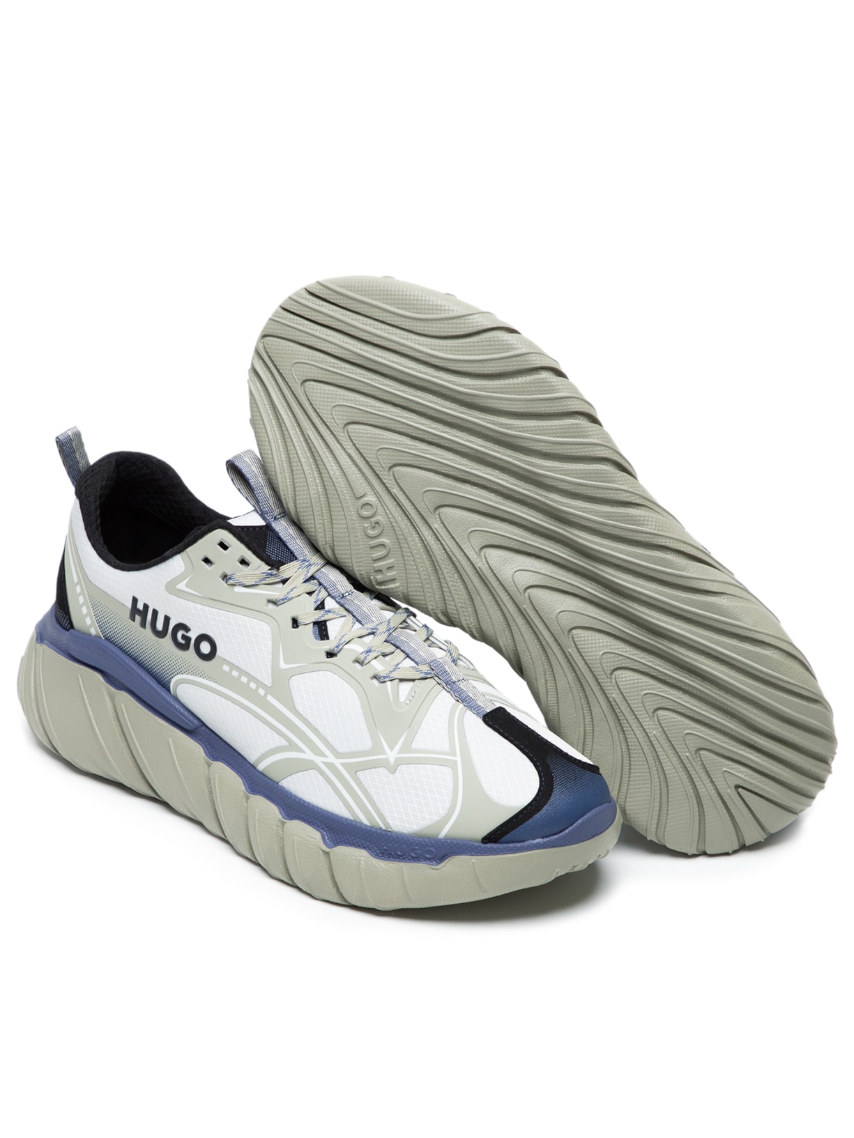 Tênis Masculino Xeno Runn Nyth Cinza Hugo