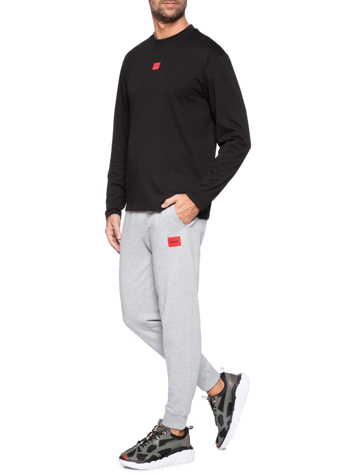 Tênis Masculino Xeno Runn Nyth Preto Hugo