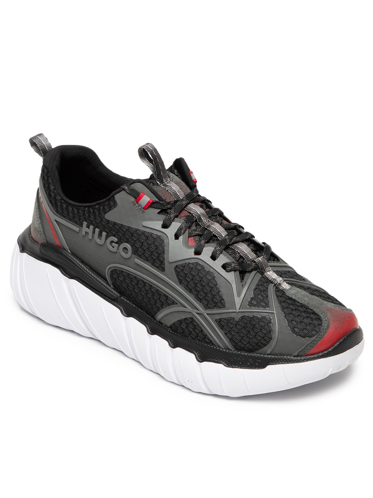 Tênis Masculino Xeno Runn Nyth Preto Hugo