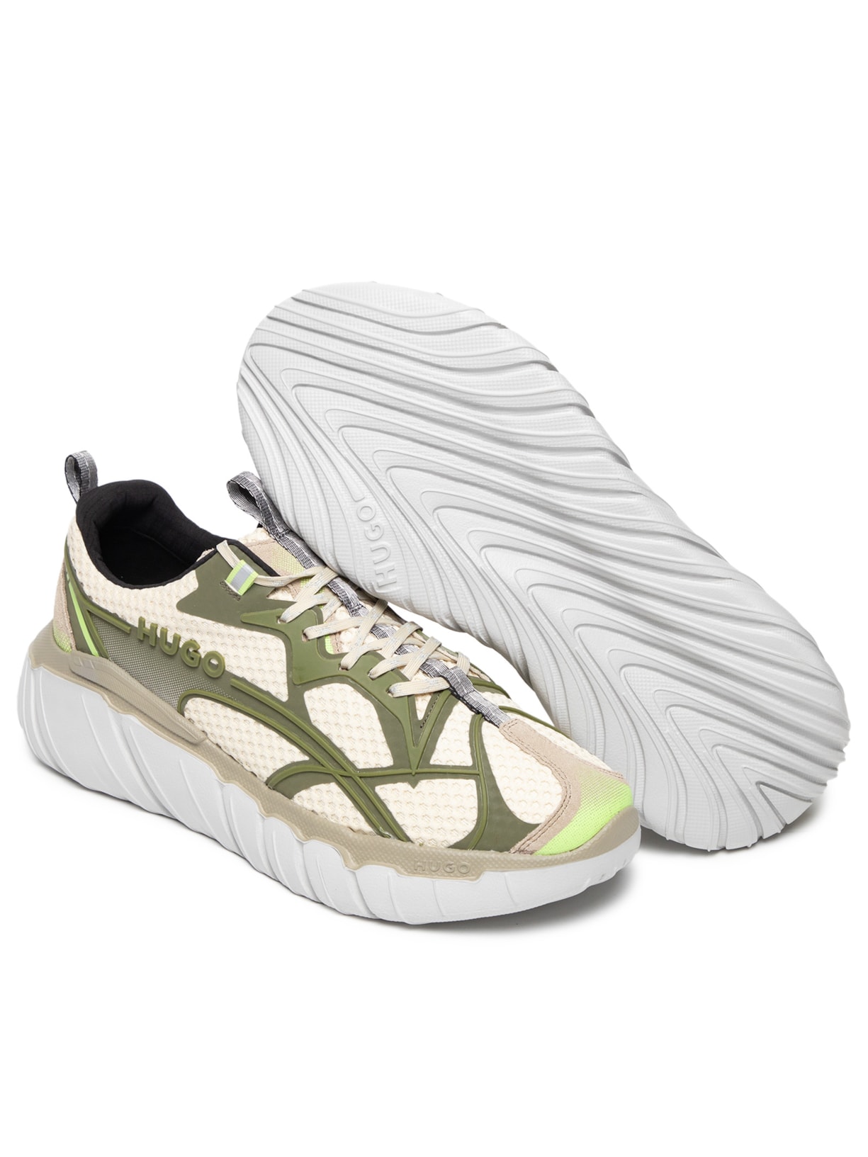 Tênis Masculino Xeno Runn Verde Hugo