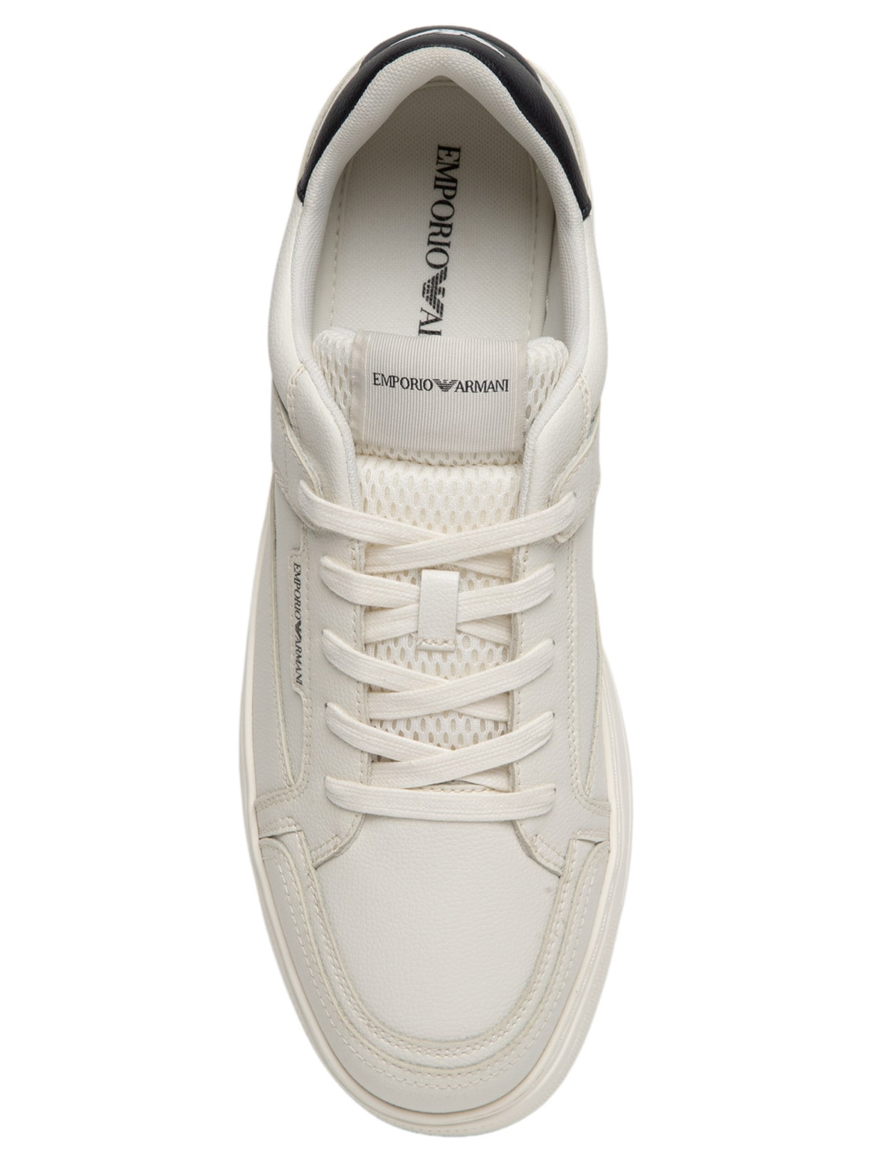 Tênis Masculino Zar Light Tumbled MFA+Air Mesh – Branco Emporio Armani