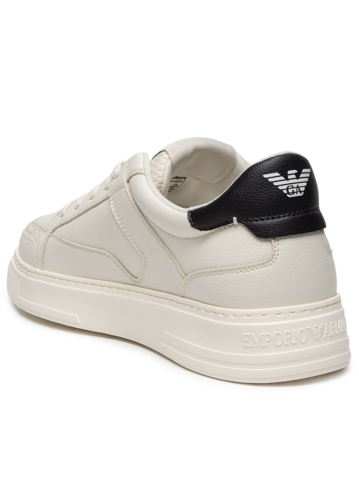 Tênis Masculino Zar Light Tumbled MFA+Air Mesh – Branco Emporio Armani
