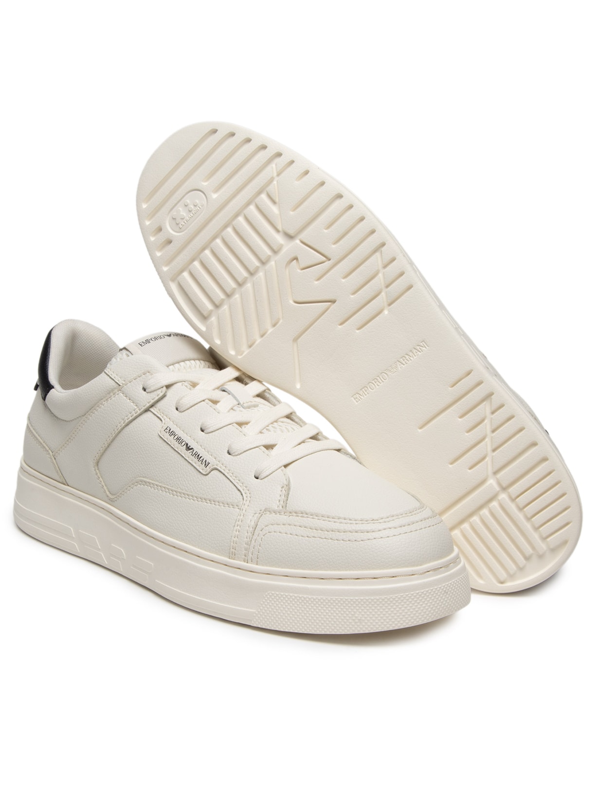 Tênis Masculino Zar Light Tumbled MFA+Air Mesh – Branco Emporio Armani