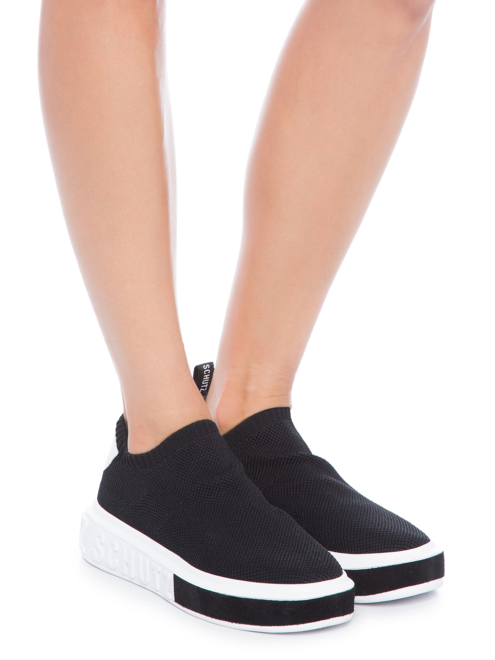 Schutz - Tênis Sneaker Bold Knit - Preto